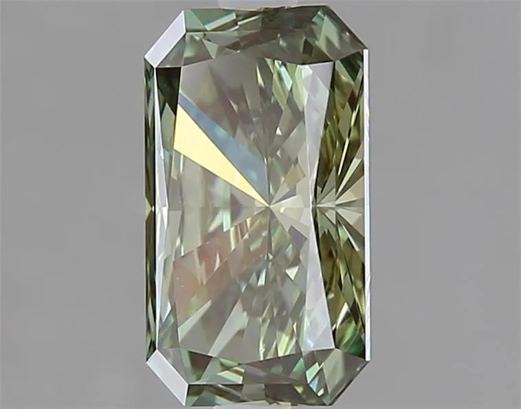 1.04ct Radiant Lab Grown Diamond (Fancy Deep Green, Clarity VVS2, IGI)