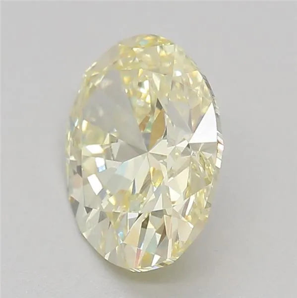 1.03ct Oval Natural Diamond (Yellow, Clarity VVS2, Cut GD, IGI)