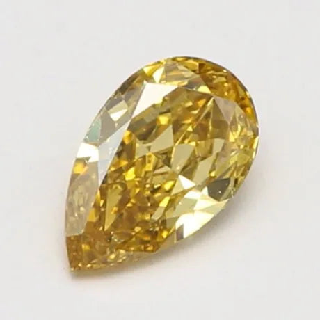 0.19 ct Pear GIA certified Loose diamond, FANCY color | SI1 clarity  | EX cut