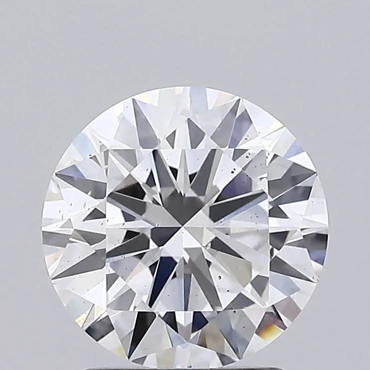 2.01ct Round Lab Grown Diamond (Colour E, Clarity SI1, Cut EX, IGI)