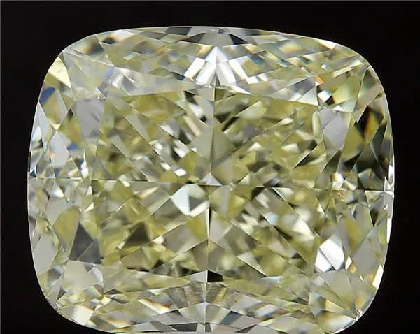 27.39ct Cushion modified Natural Diamond (Fancy Yellow, Clarity IF, Cut EX, GIA)