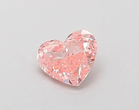 0.32ct Heart Lab Grown Diamond (Colour Fancy Intense Pink, Clarity VS1, IGI Certified)