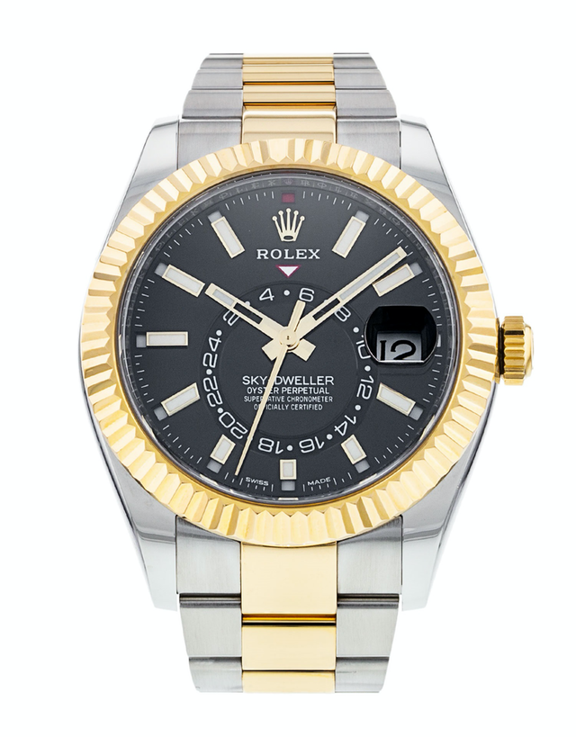 Rolex Sky-Dweller Black Dial Men's Watch