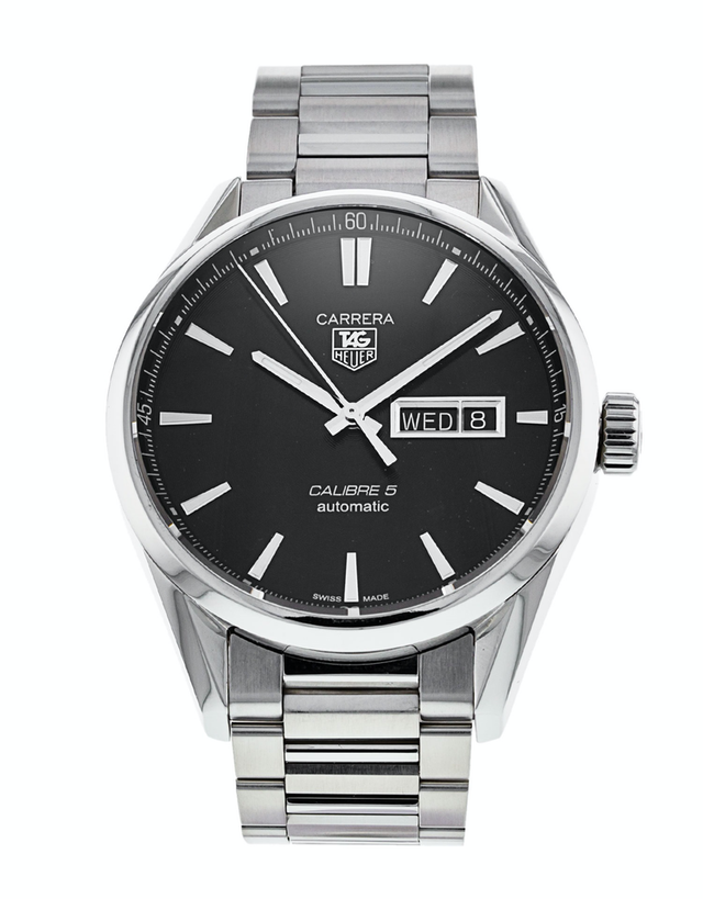 Tag Heuer Carrera Automatic Black Dial Men's Watch