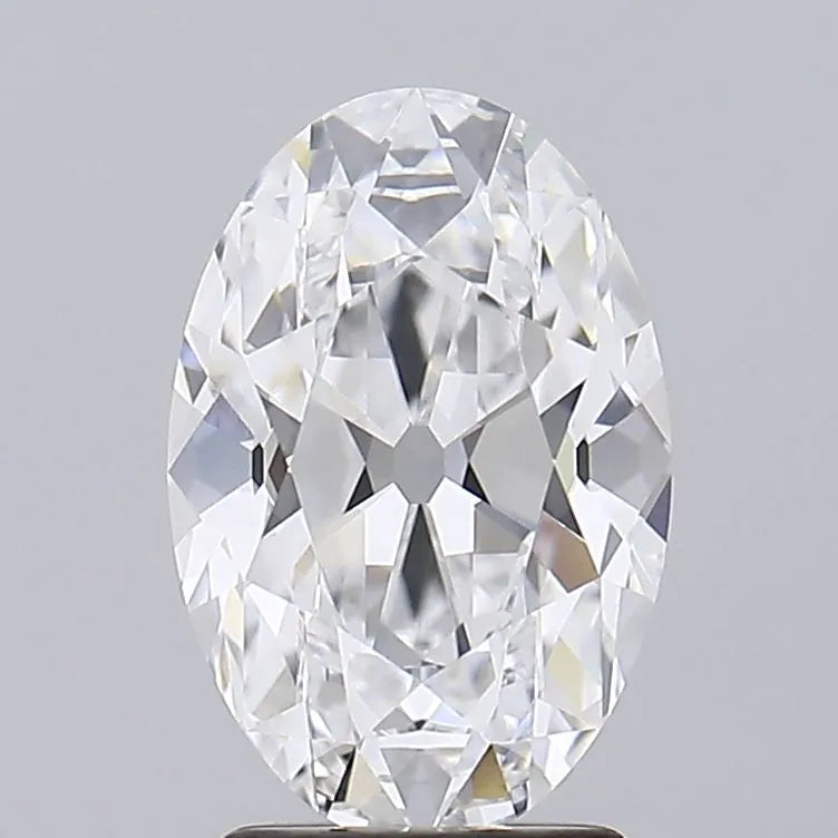 2.57ct Oval Lab Grown Diamond (Colour D, Clarity VVS2, GIA)