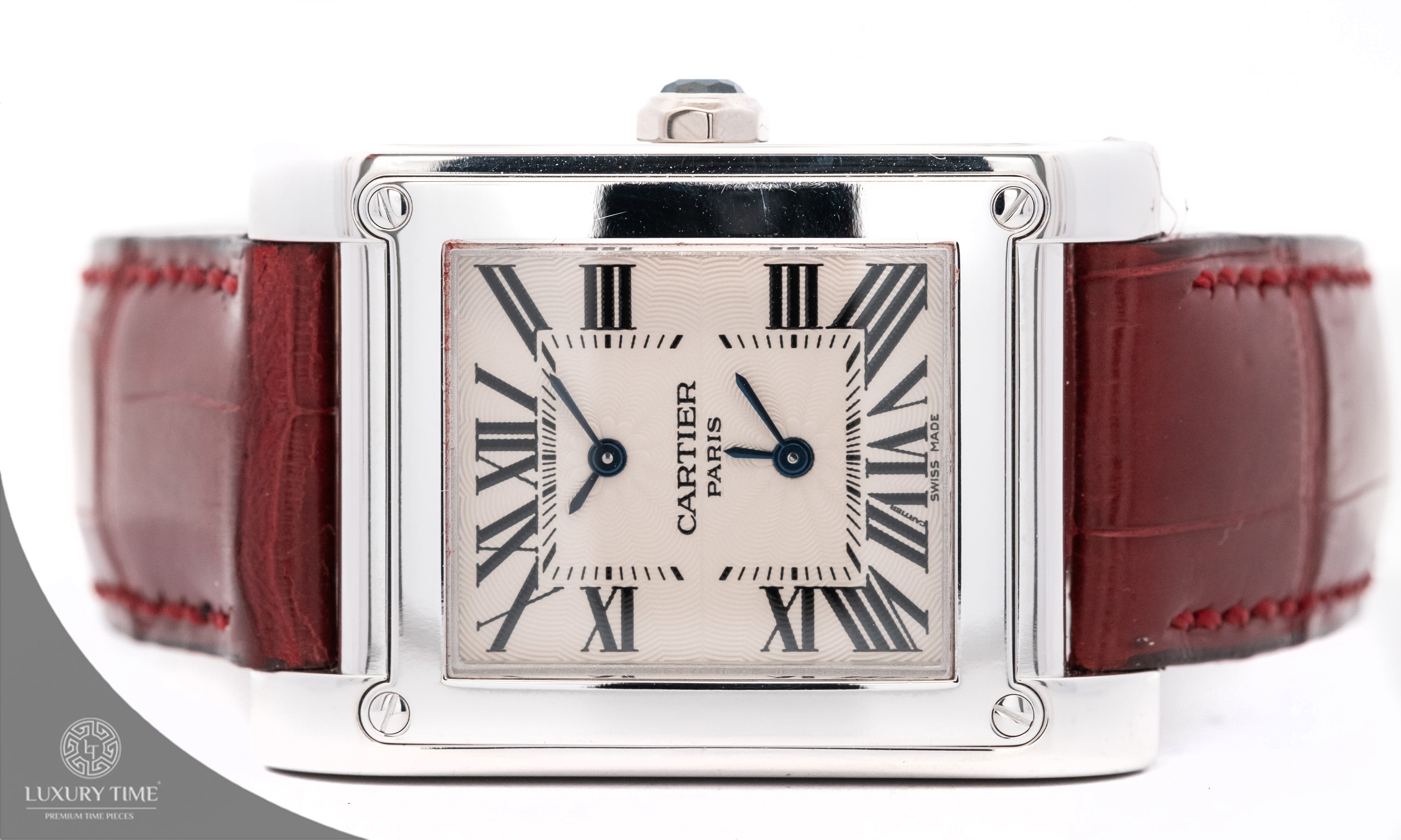 Cartier Tank A Vis Dual Time Unisex Watch