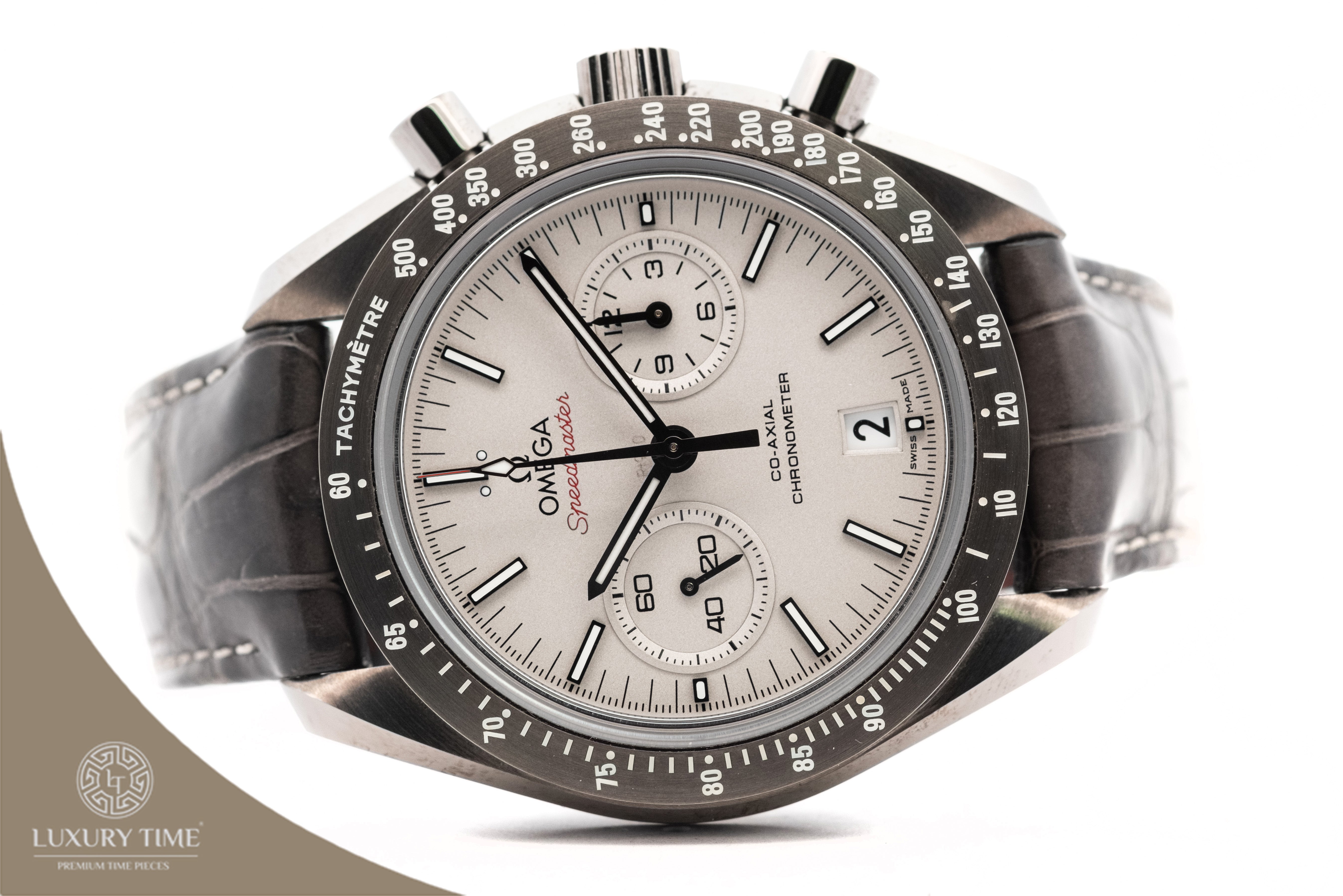 Omega Speedmaster Moonwatch Co-Axial Chronograph Grey Side of the Moon Men's Watch