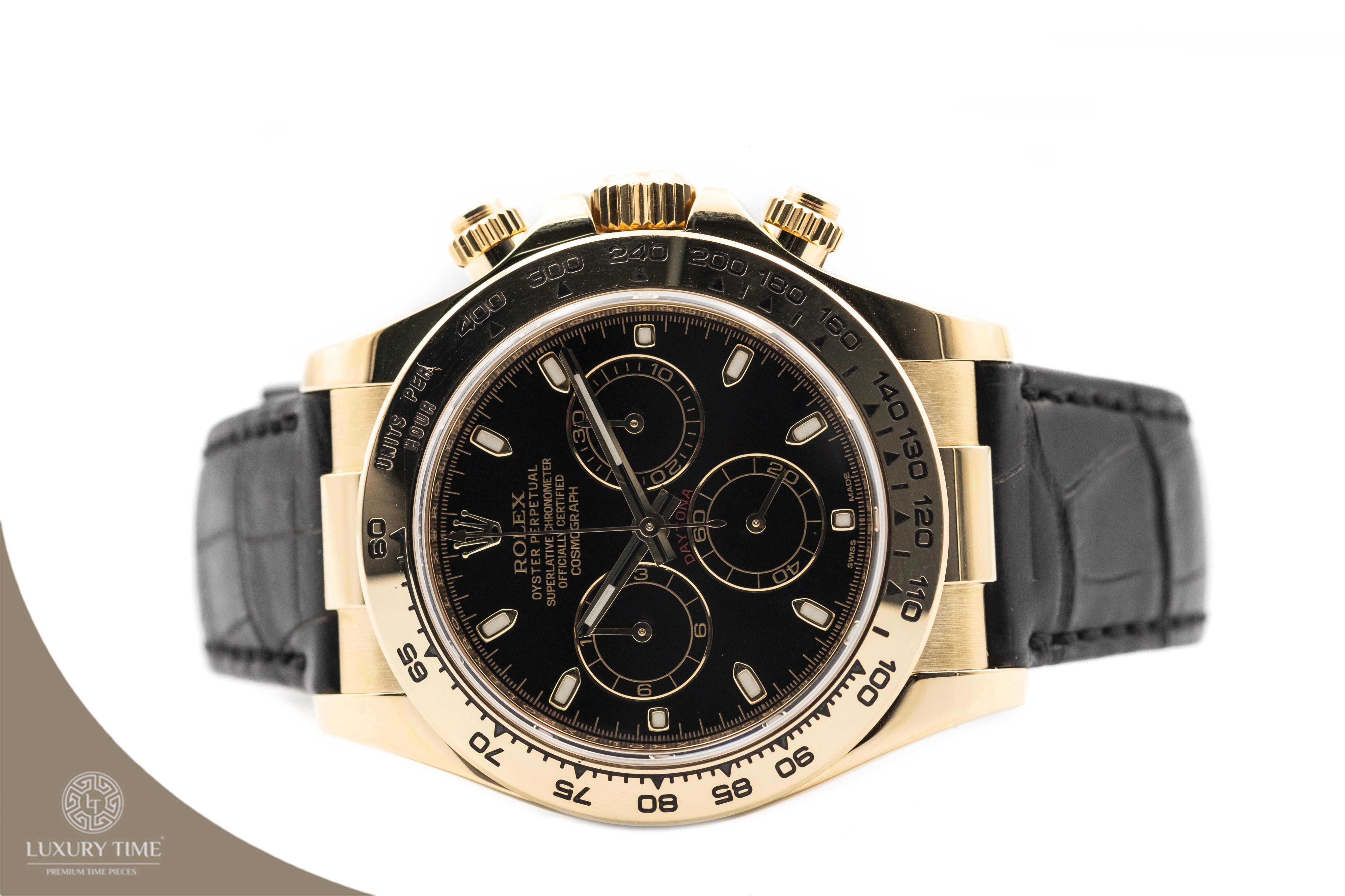 Rolex Oyster Perpetual Cosmograph Daytona Yellow Gold Men's Watch