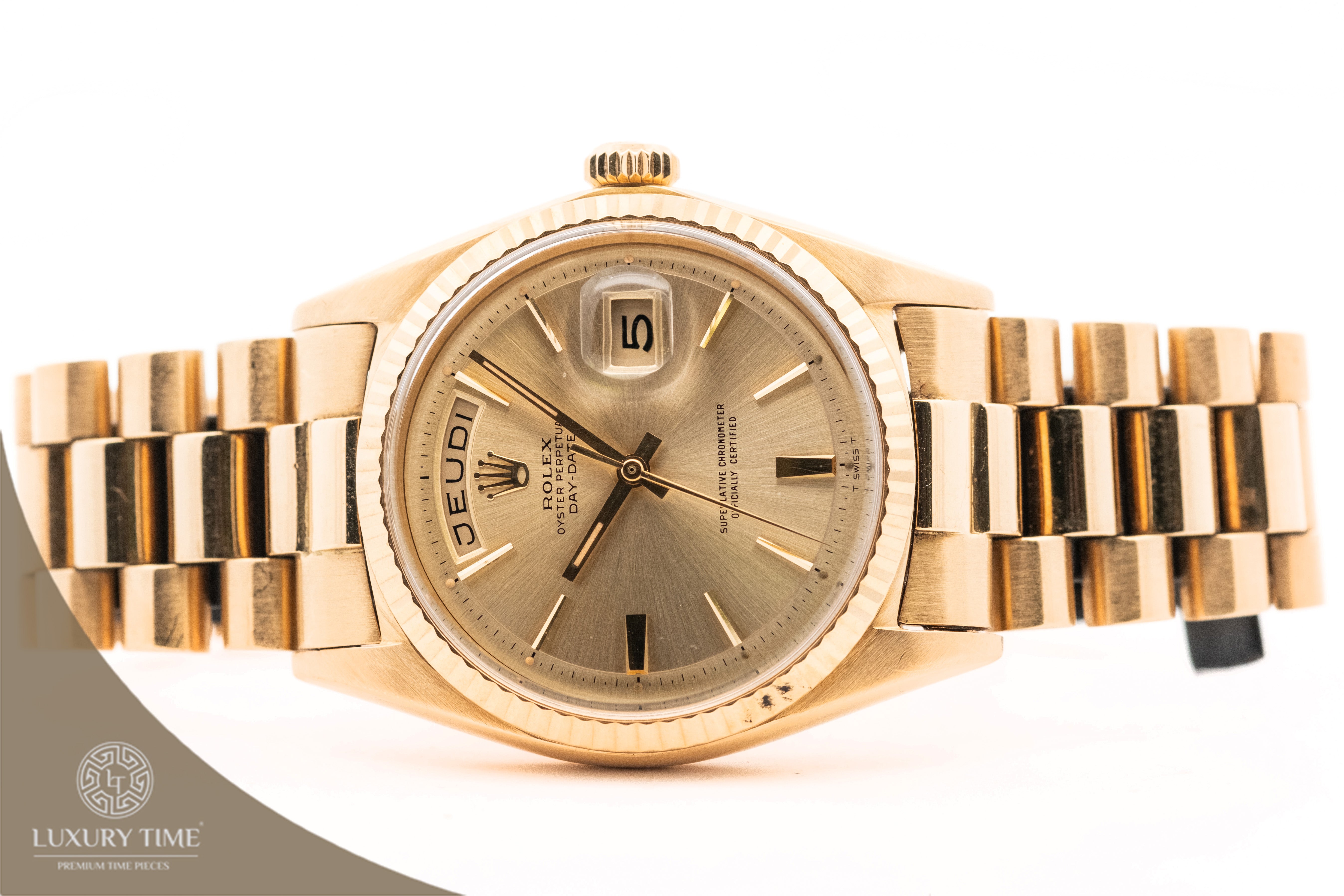 Rolex Day-Date Yellow Gold Mens Watch