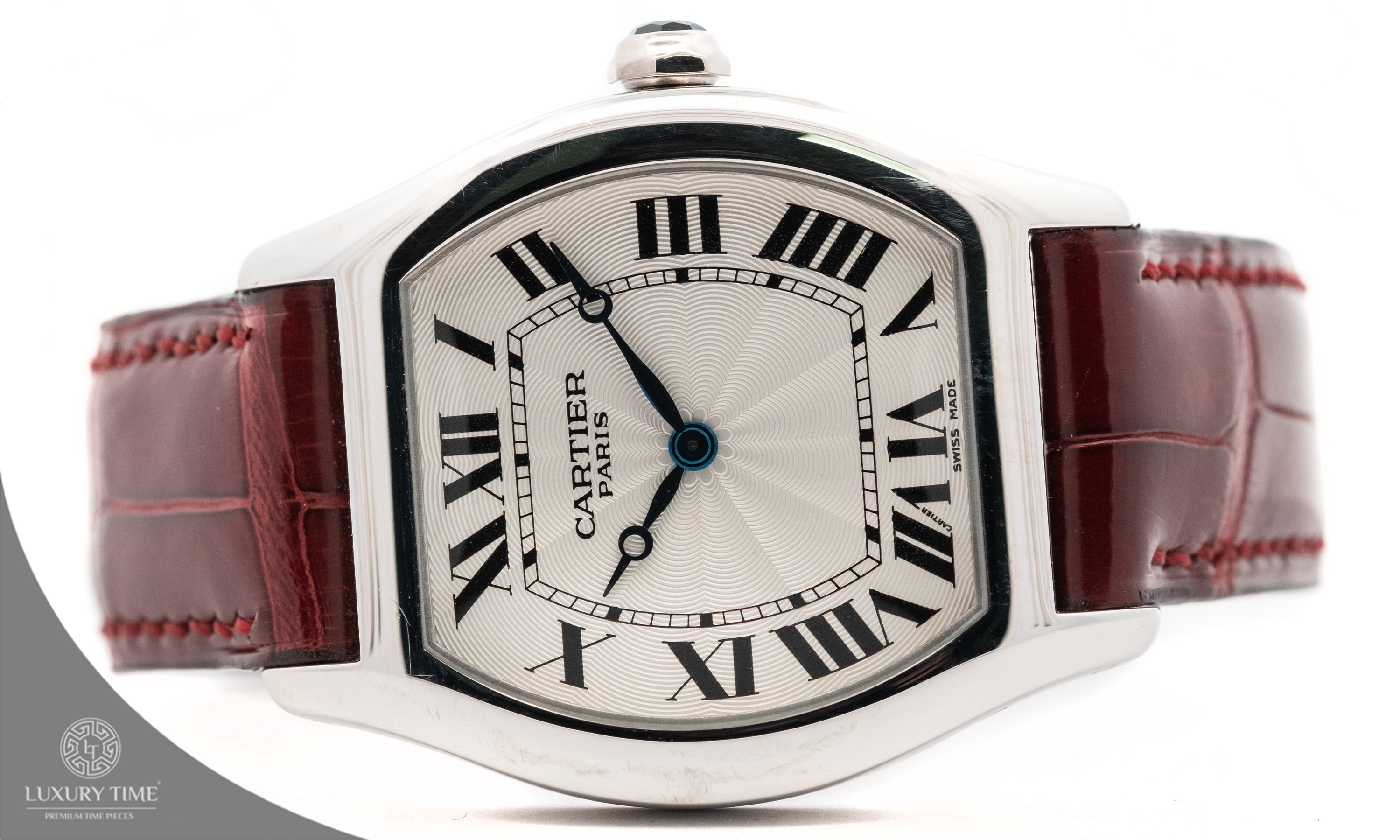 Cartier Tortue Platinum Unisex Watch