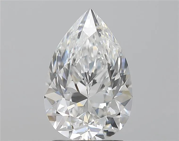 2.01ct Pear Natural Diamond (Colour E, Clarity IF, Cut GD, GIA)