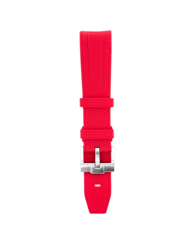 Red Omega x Swatch Moonwatch Strap