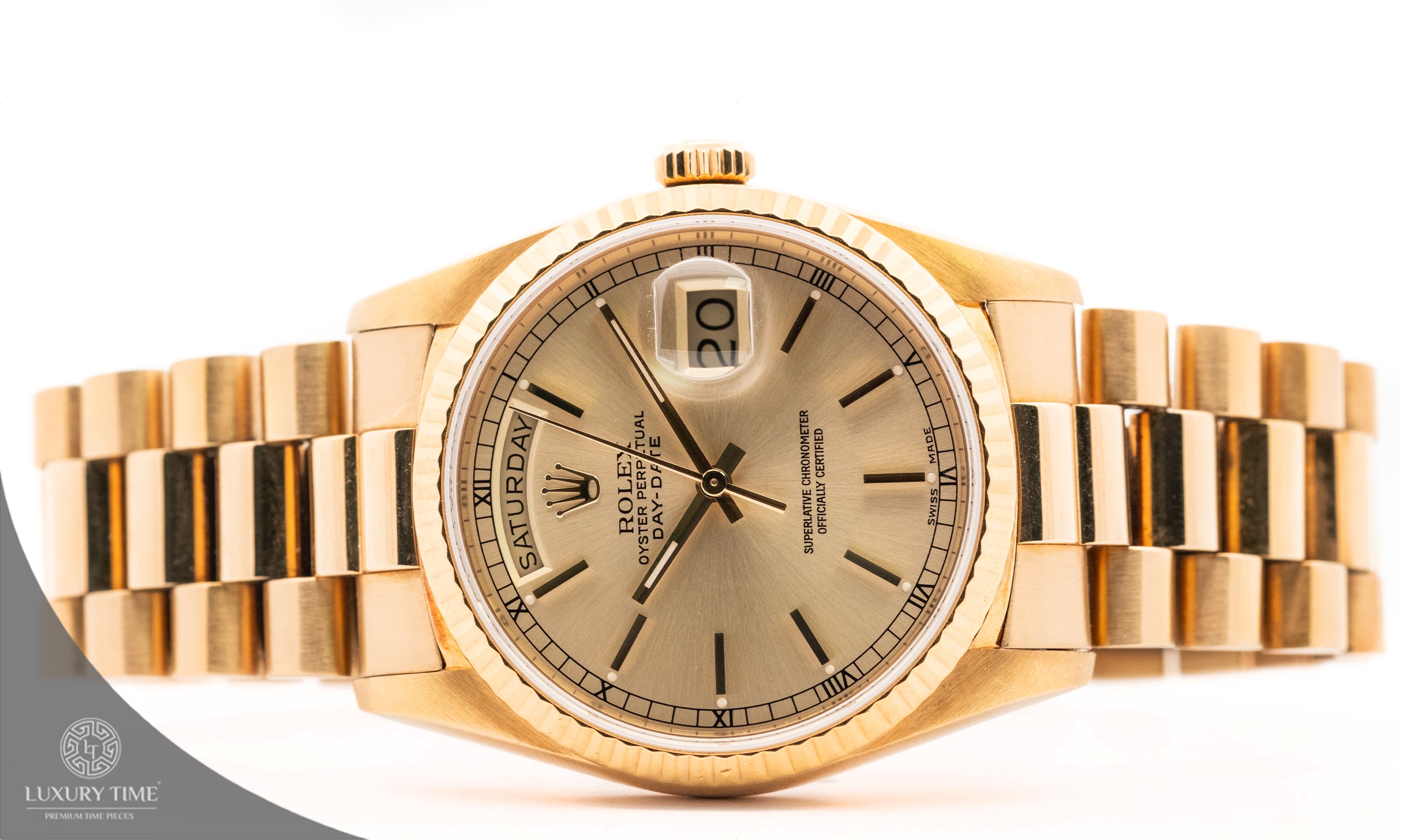 Rolex Day-Date Yellow Gold Mens Watch