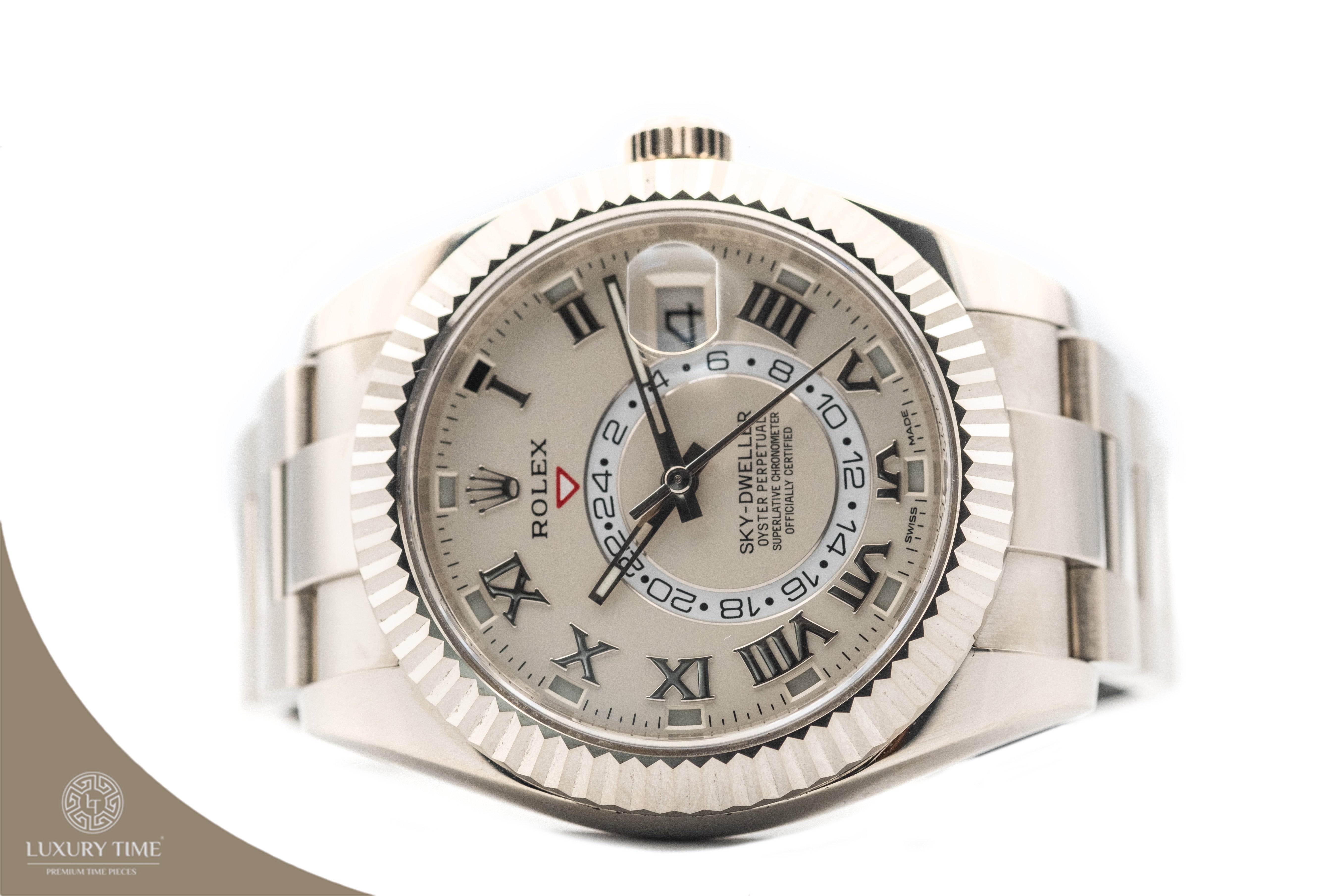 Rolex Sky-Dweller White Gold Mens Watch