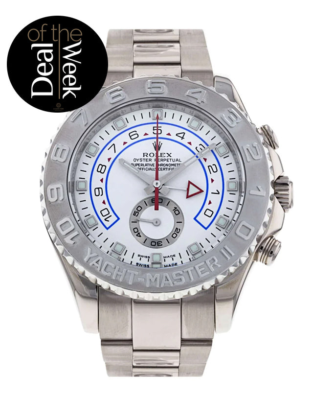 Rolex Yacht-Master II White Dial 44mm Men's Watch