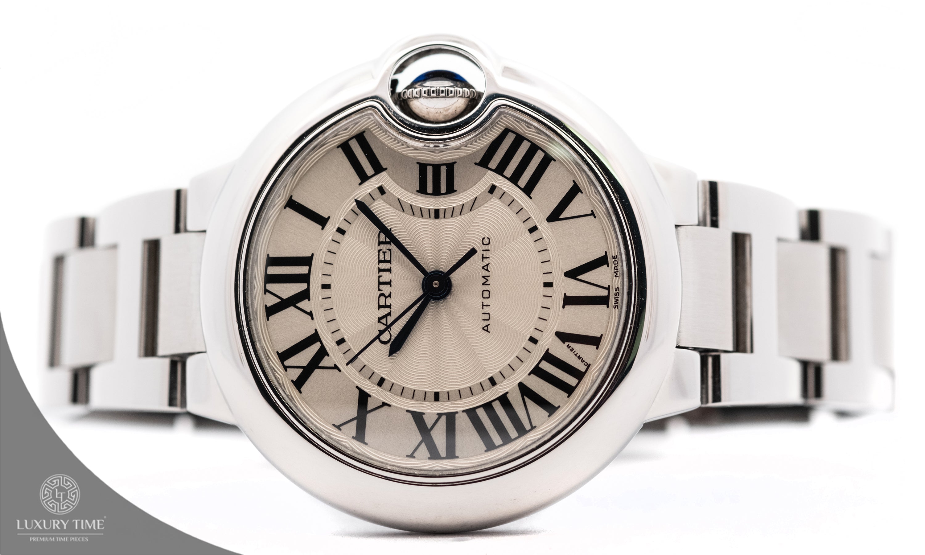 Cartier Ballon Bleu Automatic Silver Dial  Ladies Watch