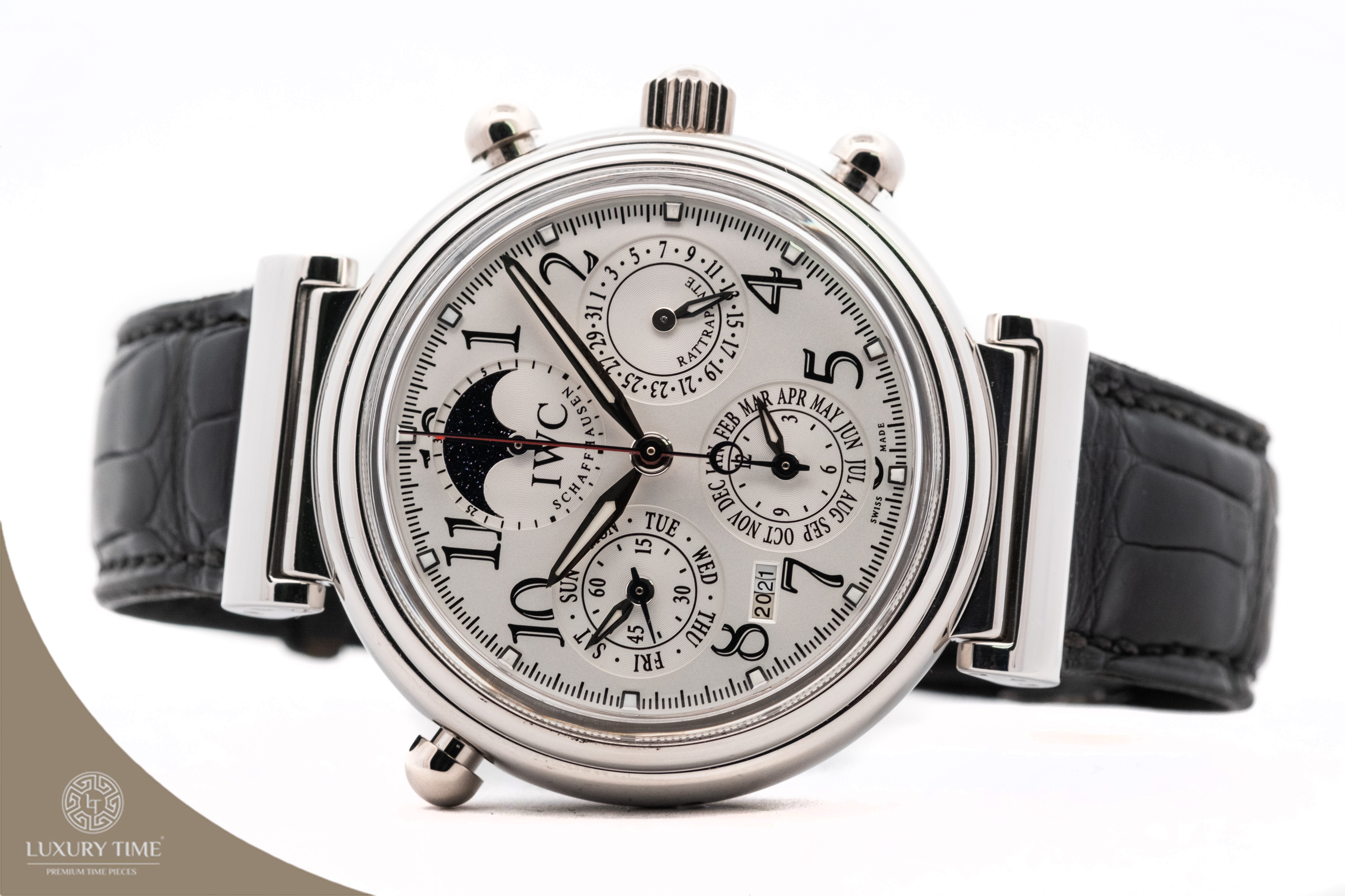 IWC Da Vinci Rattrapante Platinum Men's Watch