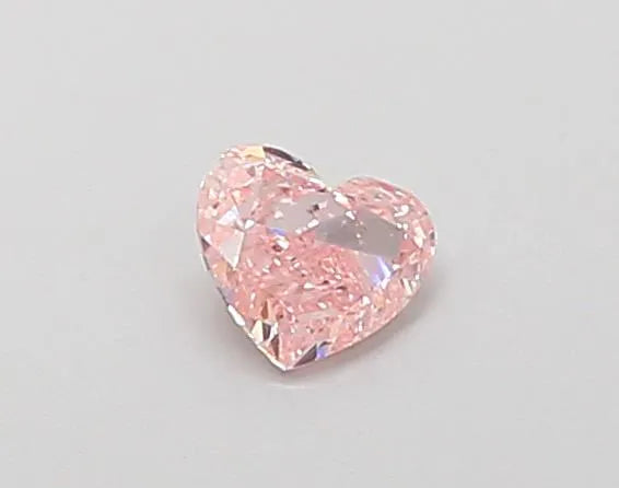 0.22ct Heart Lab Grown Diamond (Colour Fancy Pink, Clarity VVS2, IGI Certified)