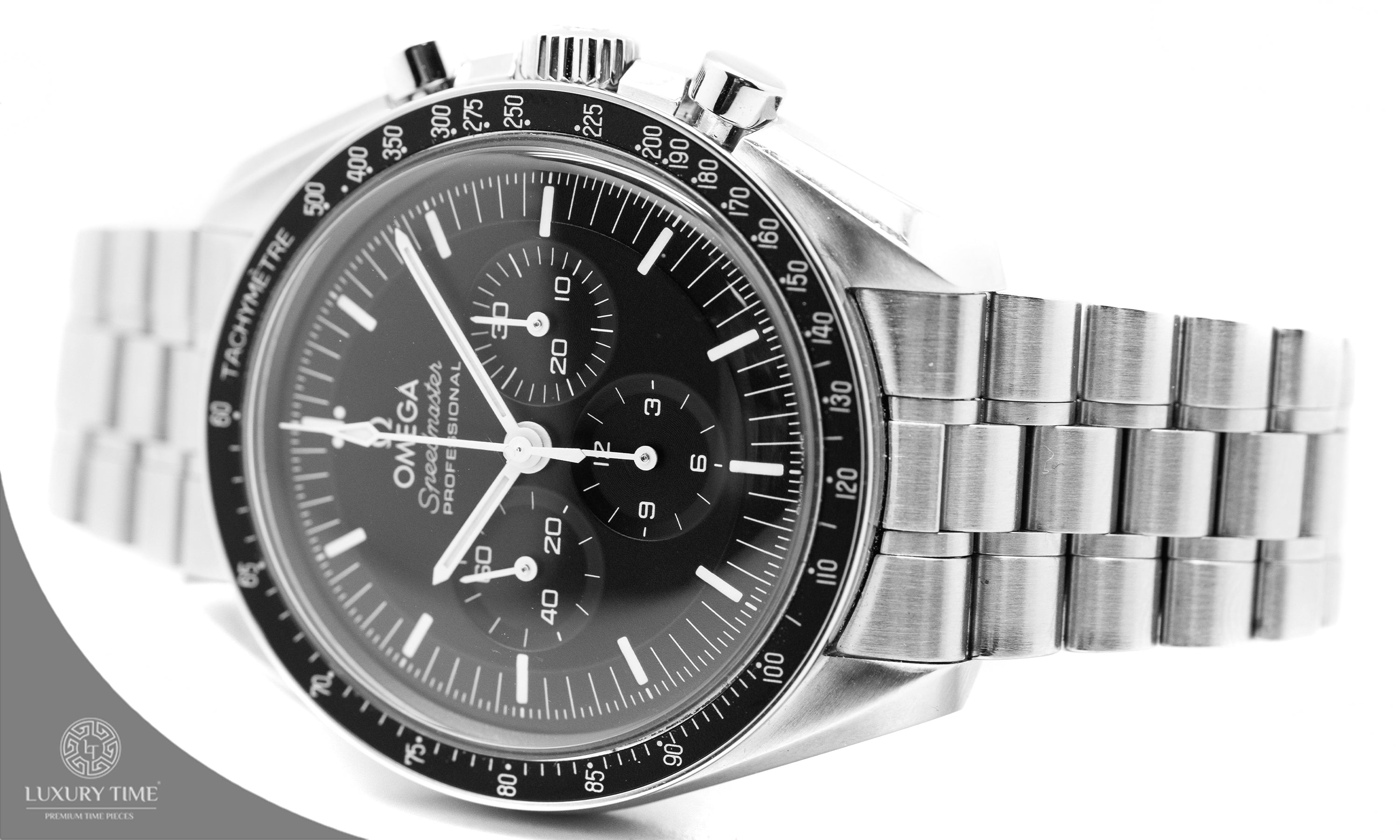 Omega Speedmaster Chronograph Hand Wind Black Dial Men's Watch