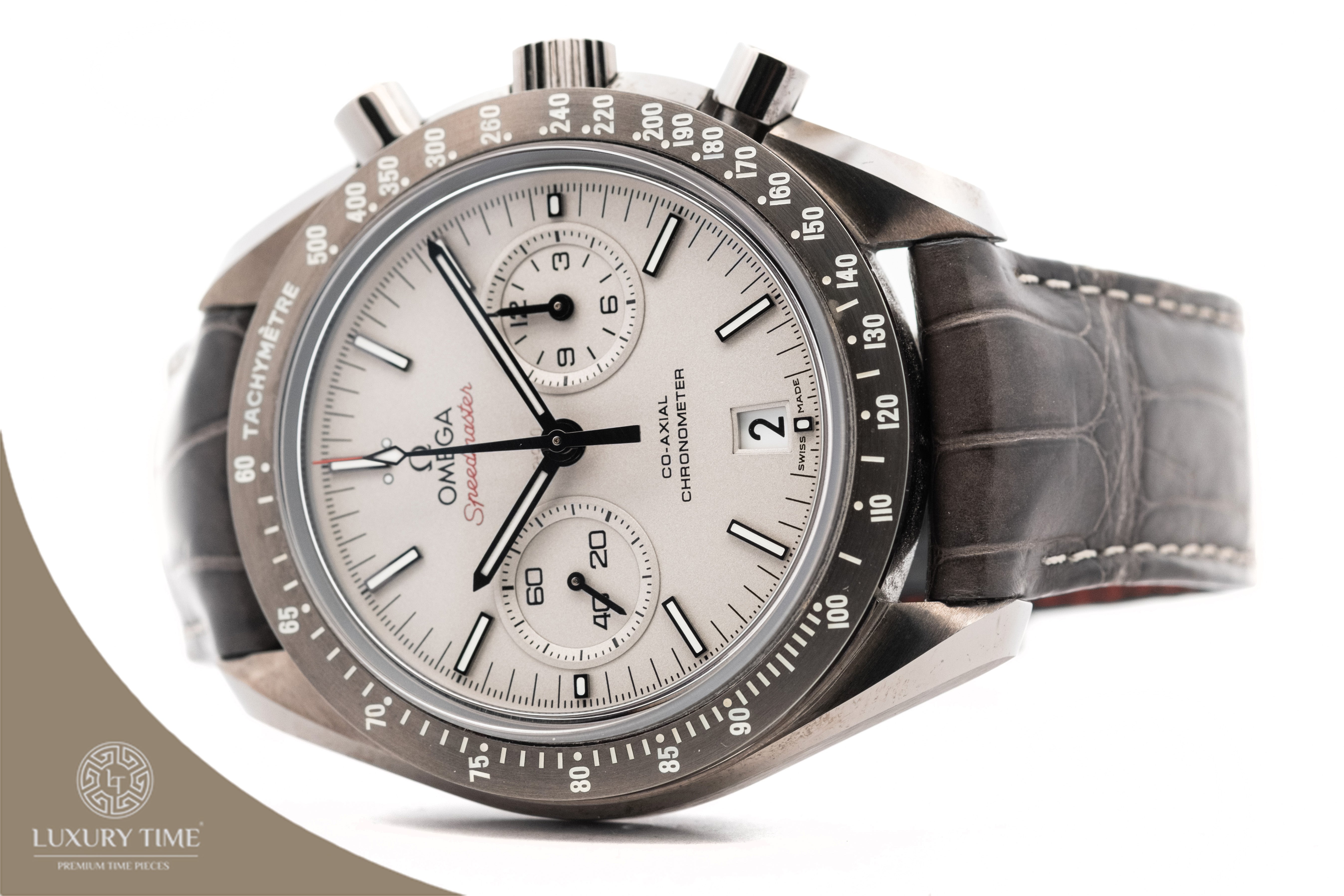 Omega Speedmaster Moonwatch Co-Axial Chronograph Grey Side of the Moon Men's Watch