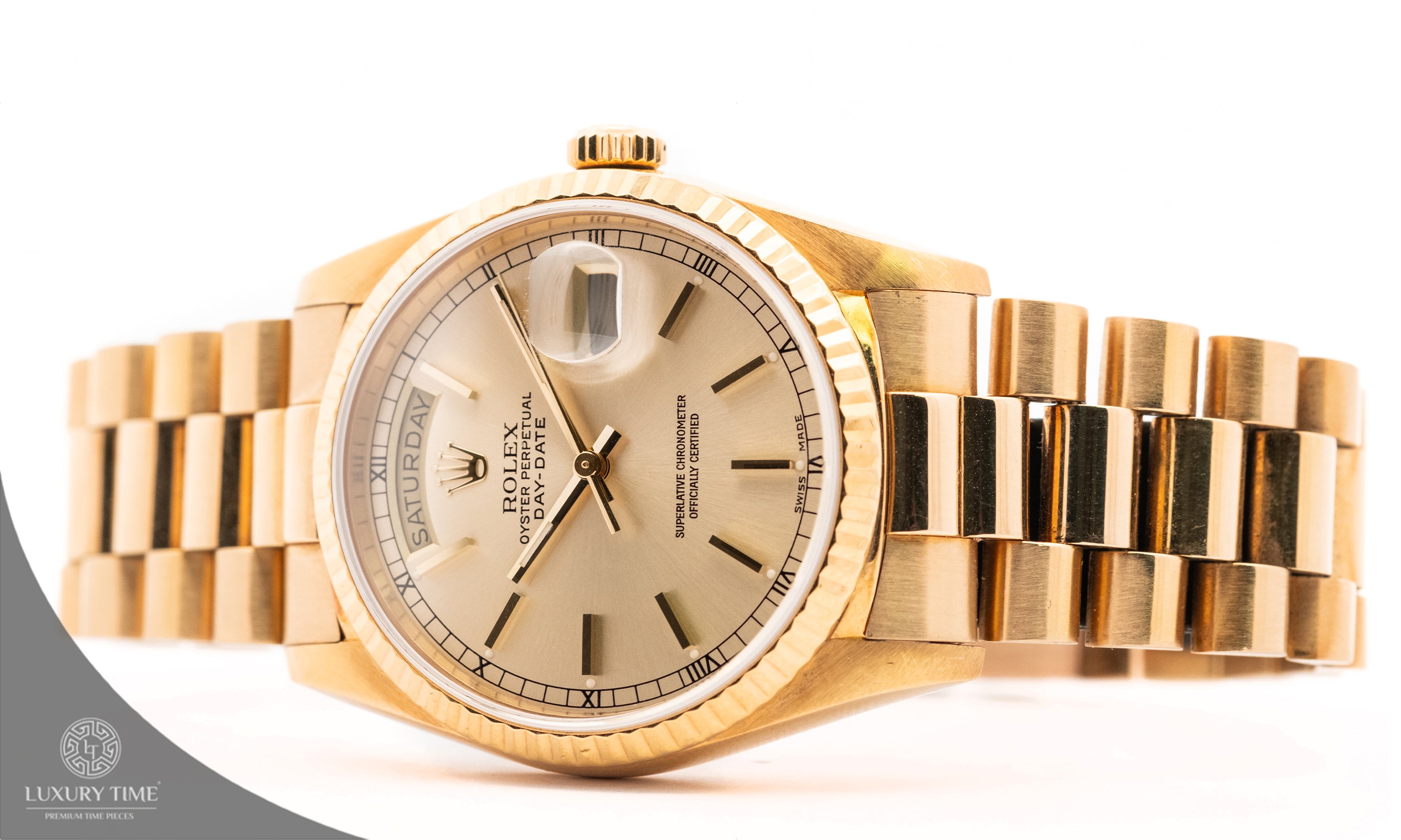 Rolex Day-Date Yellow Gold Mens Watch