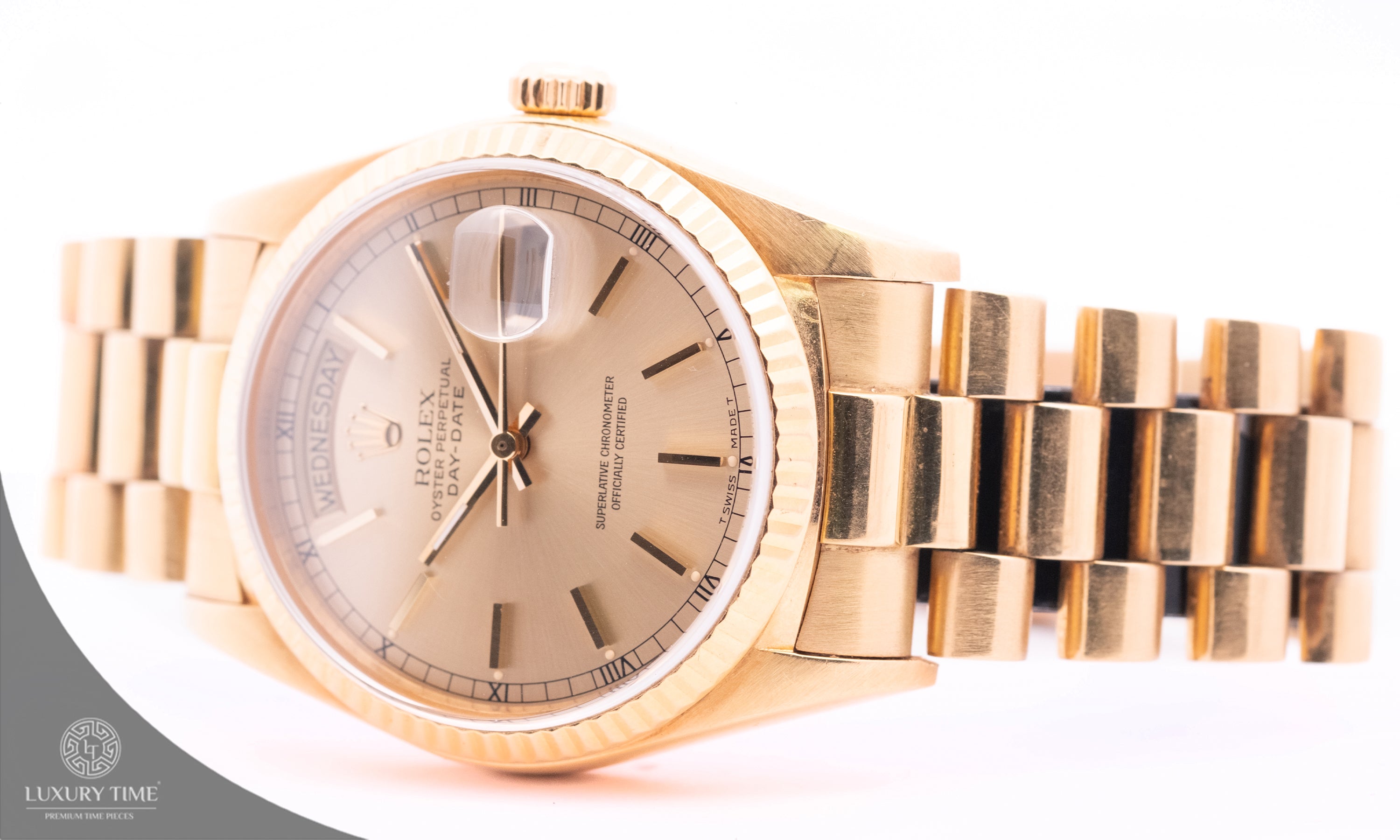 Rolex Day-Date Yellow Gold Mens Watch