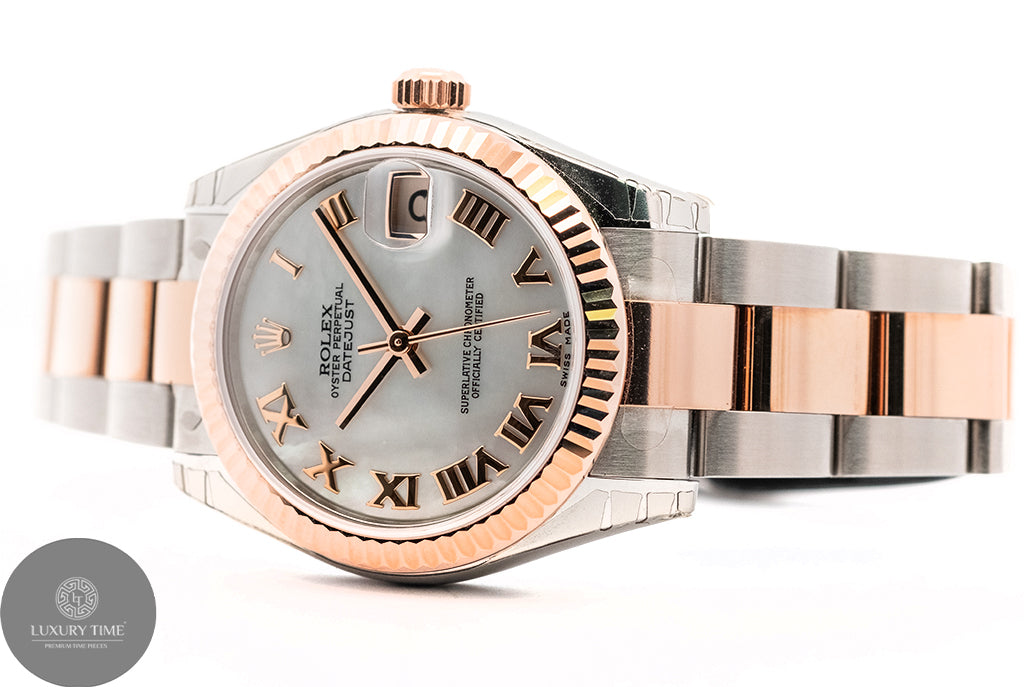 Rolex rose gold online ladies watch