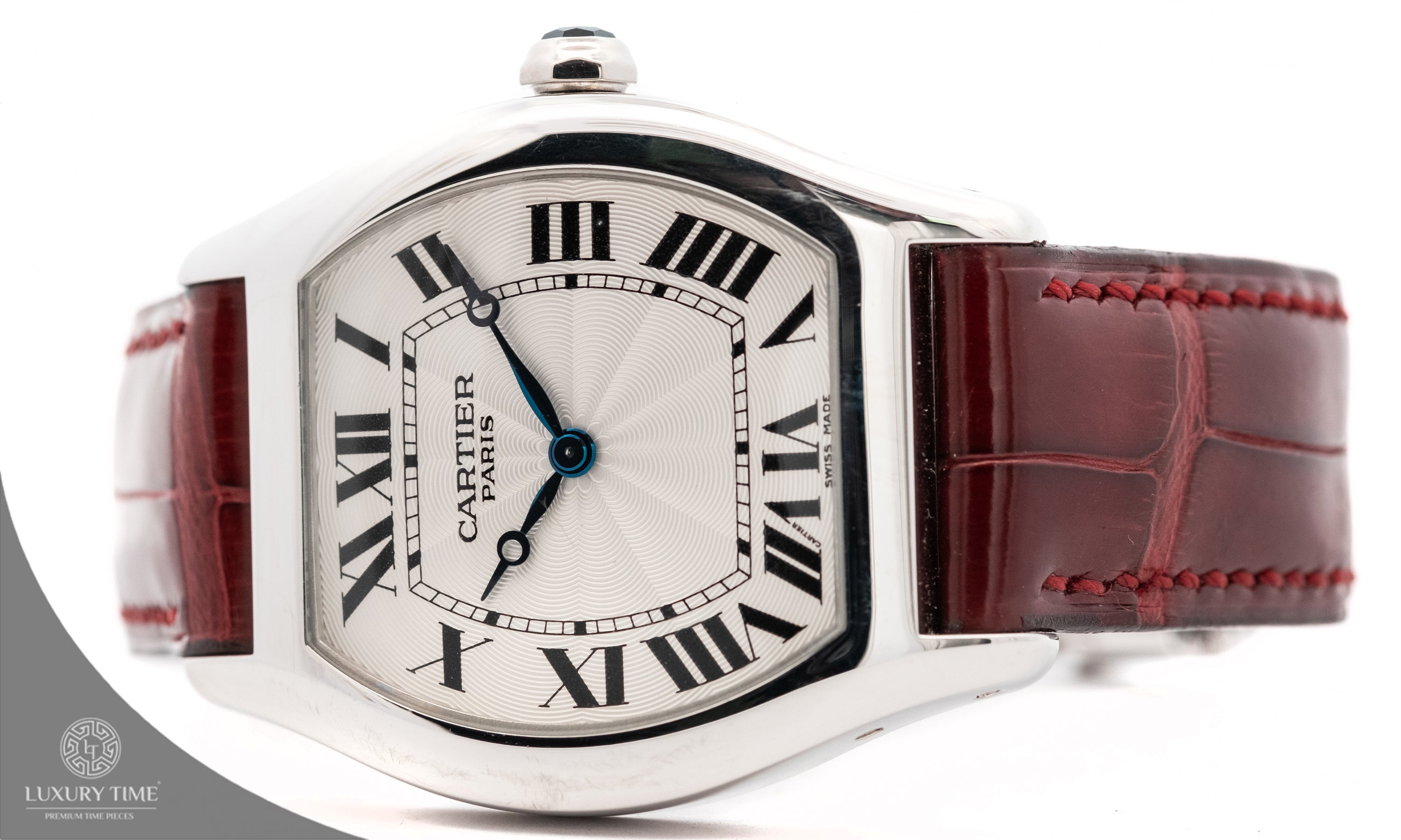 Cartier Tortue Platinum Unisex Watch