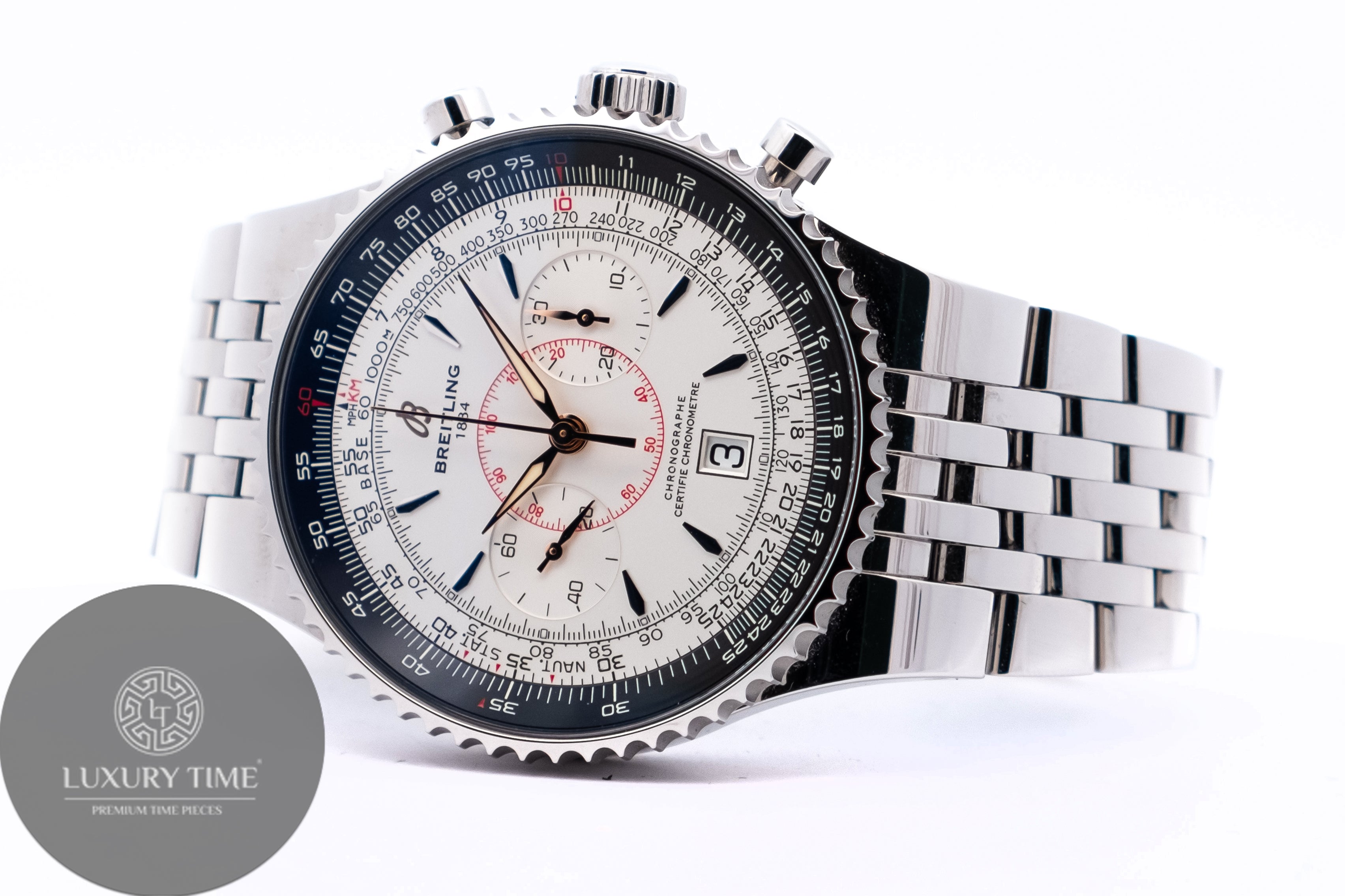 Breitling Montbrillant Legende Stainless Steel Mens Watch