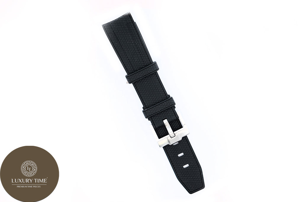 Black Rubber Omega x Swatch Moonwatch Strap