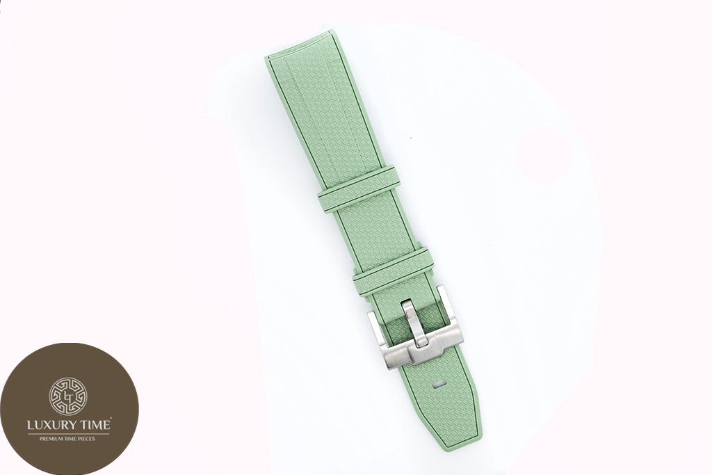 Light Green Rubber Omega x Swatch Moonwatch Strap