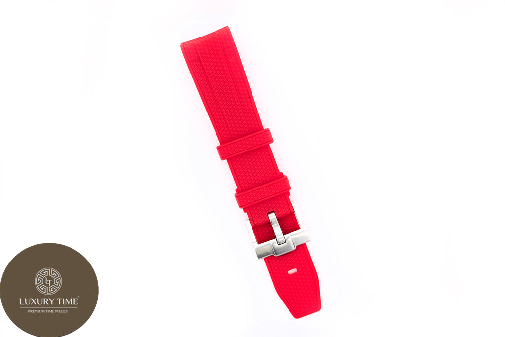 Red Omega x Swatch Moonwatch Strap