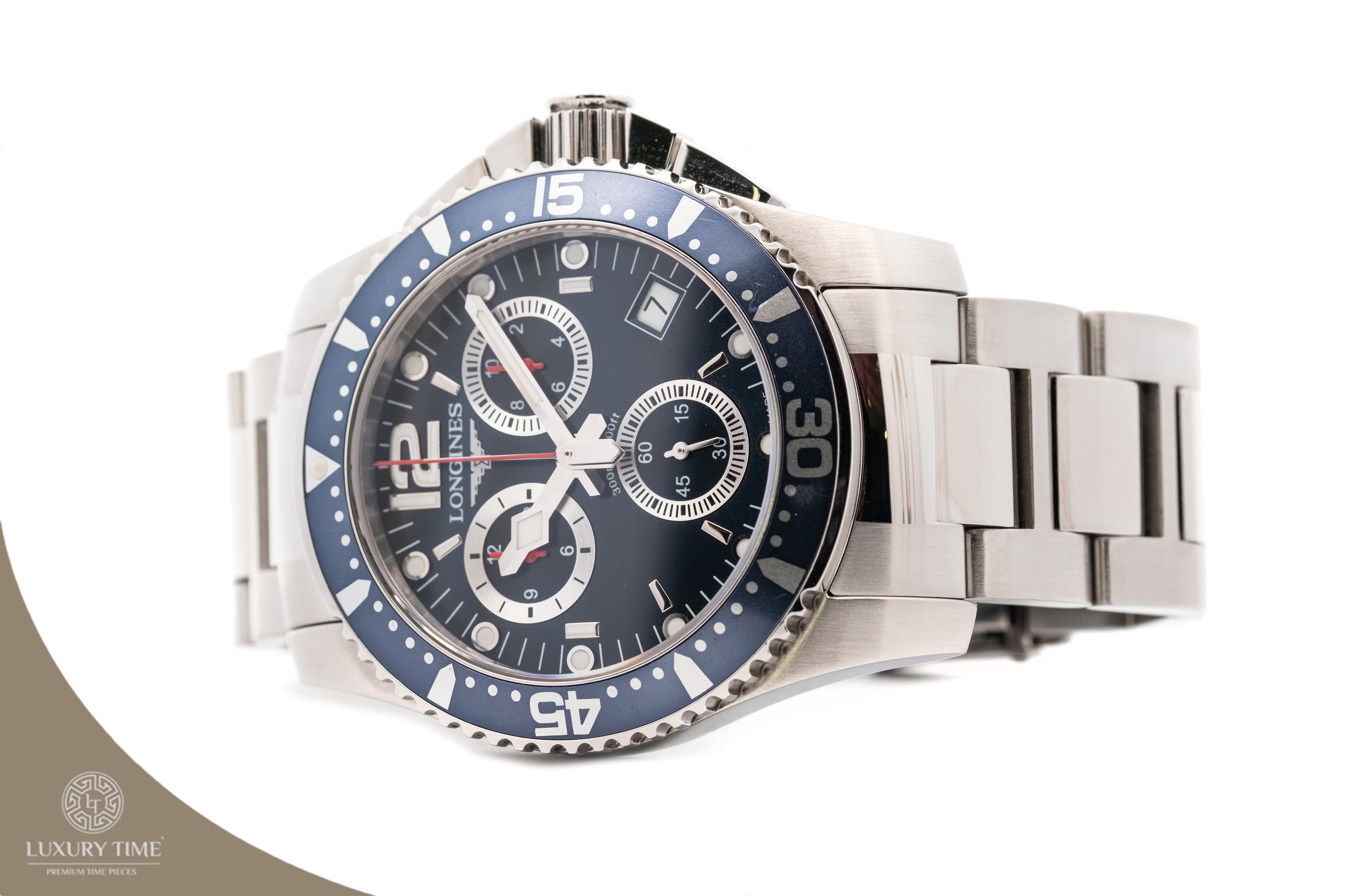 Longines HydroConquest Quartz Chrono 41mm Mens Watch