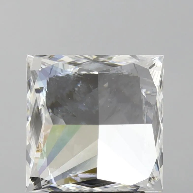 4.00ct Princess Lab Grown Diamond (Colour E, Clarity SI1, Cut EX, GIA)