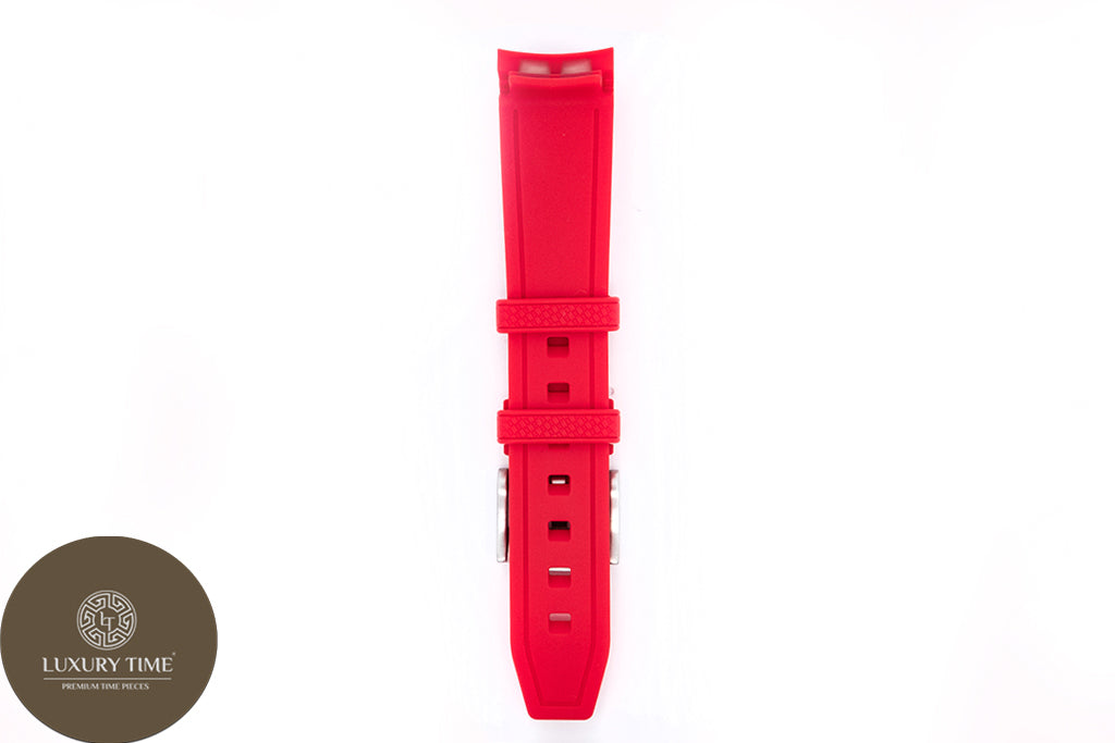 Red Omega x Swatch Moonwatch Strap