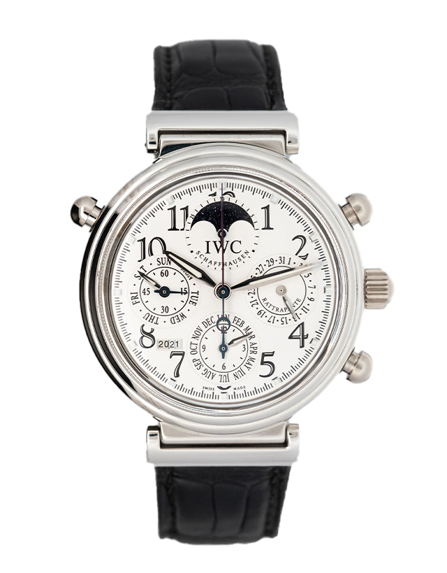 IWC Da Vinci Rattrapante Platinum Men's Watch