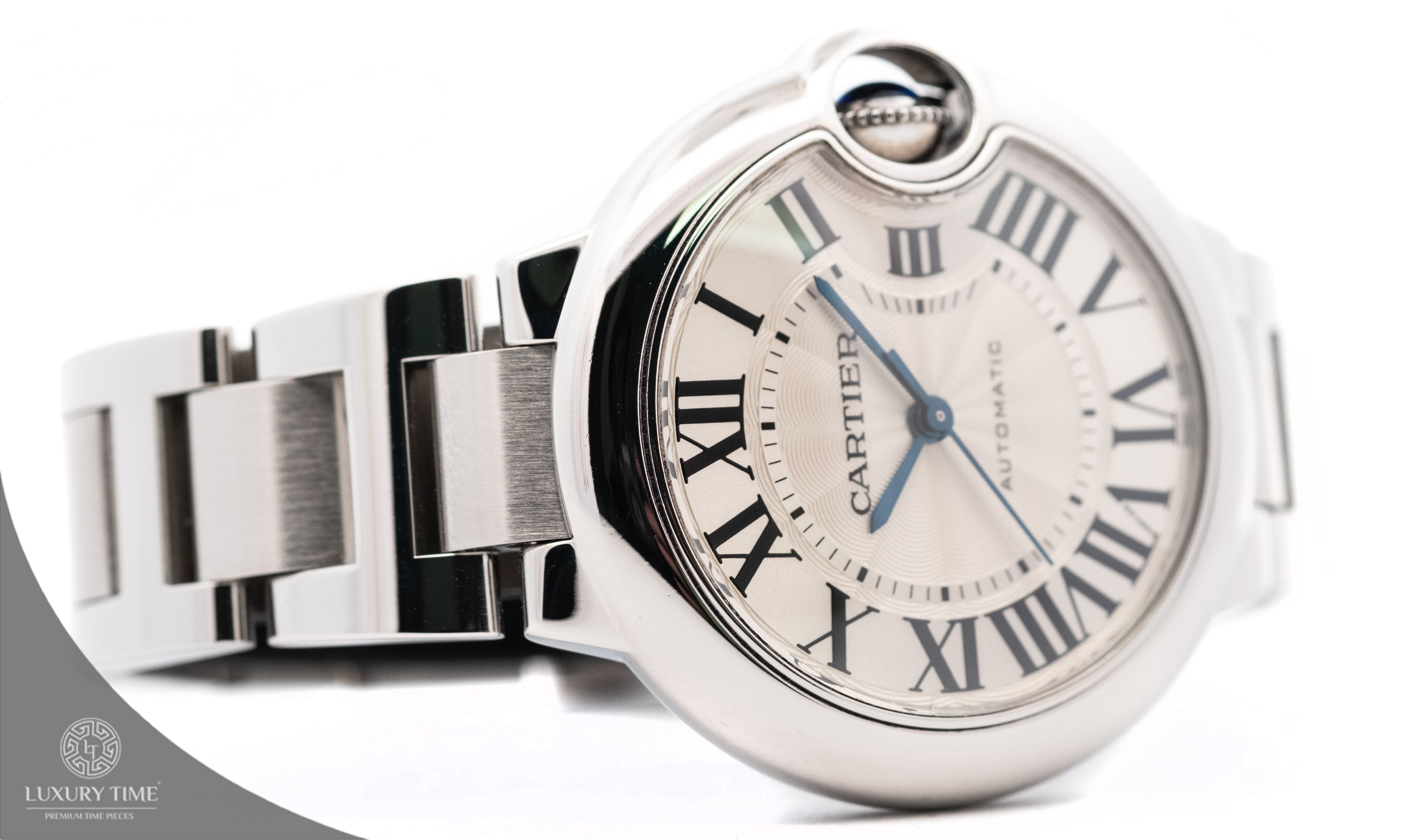 Cartier Ballon Bleu Automatic Silver Dial  Ladies Watch