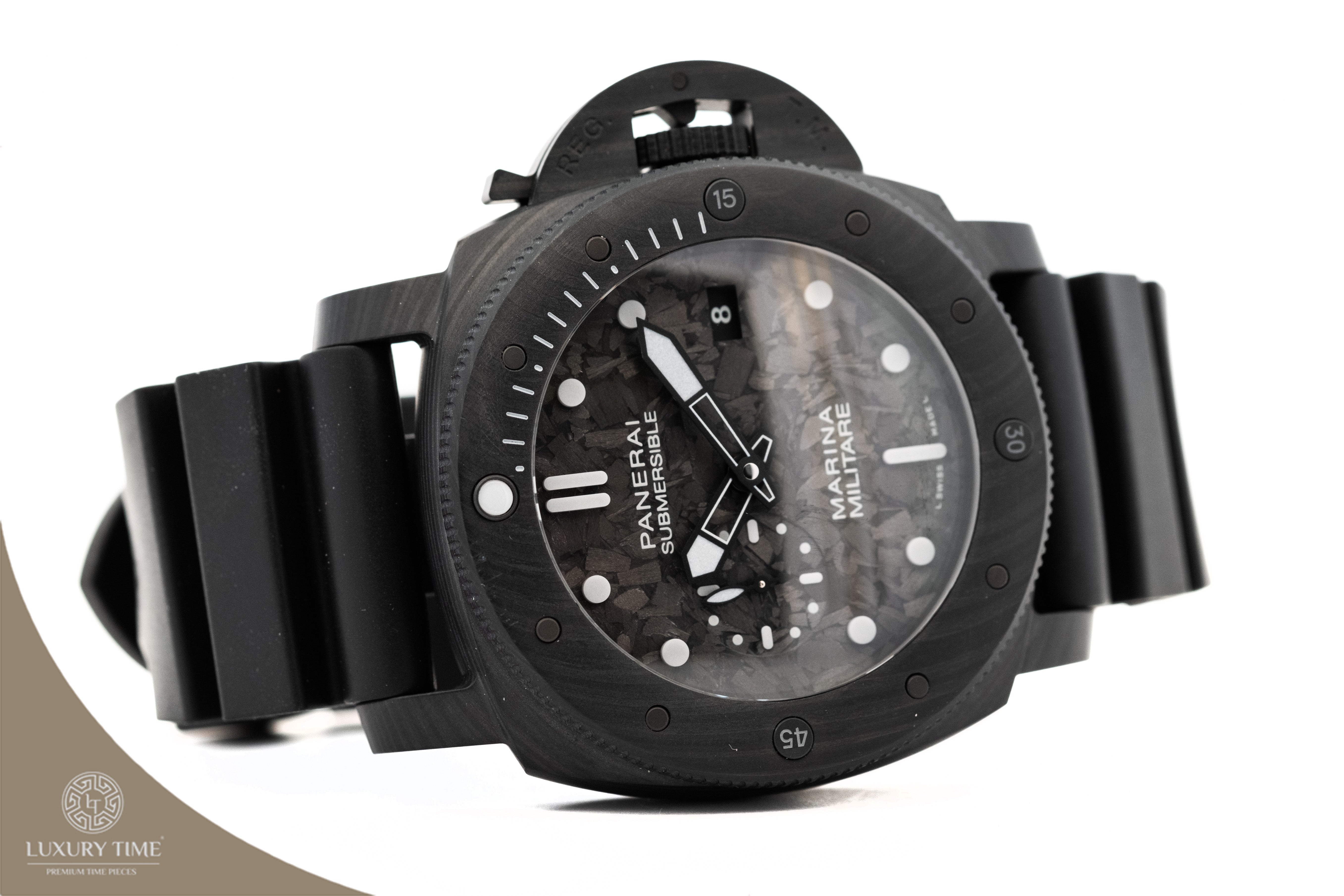 Panerai Submersible Marina Militare Carbotech Automatic Men's Watch