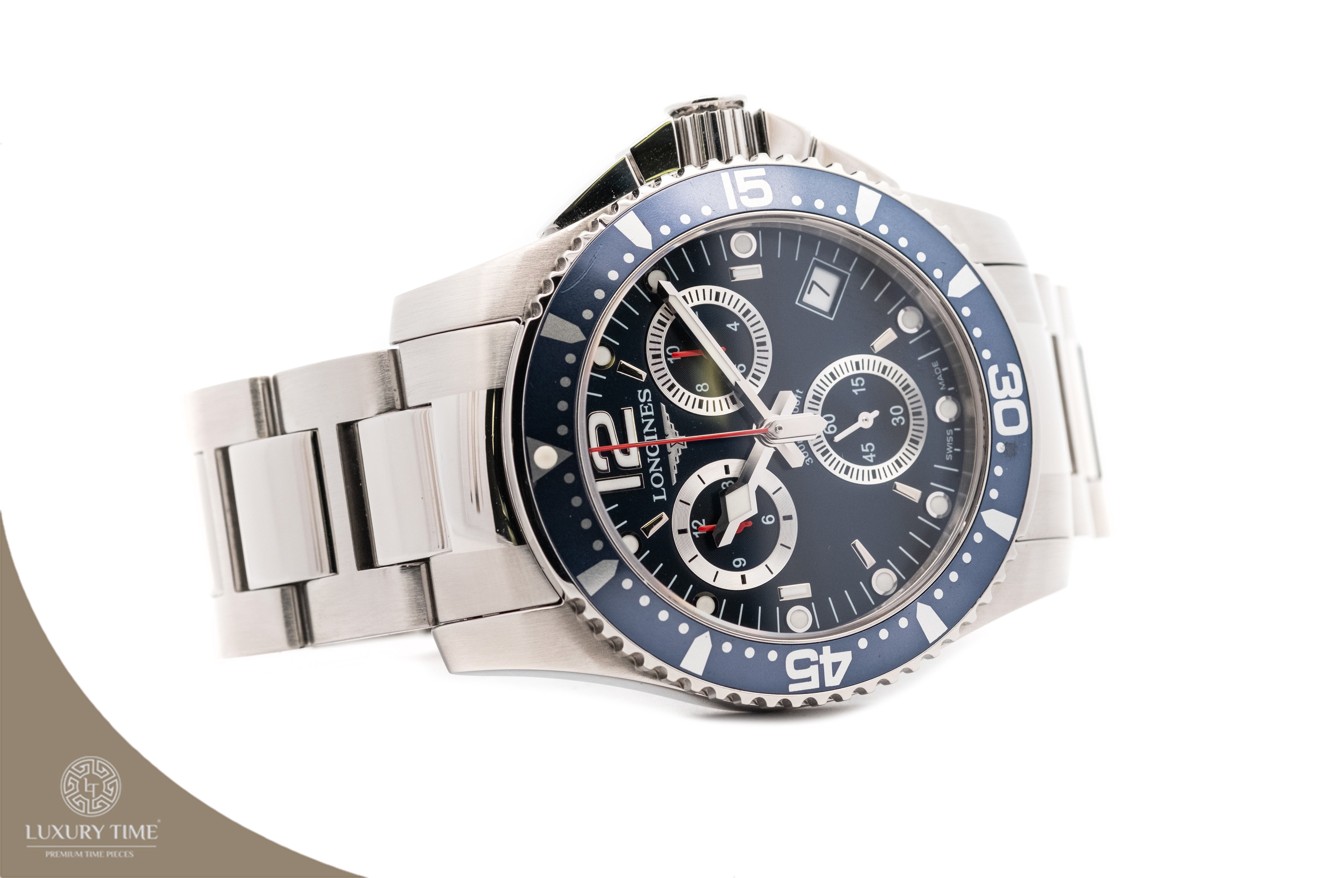 Longines HydroConquest Quartz Chrono 41mm Mens Watch