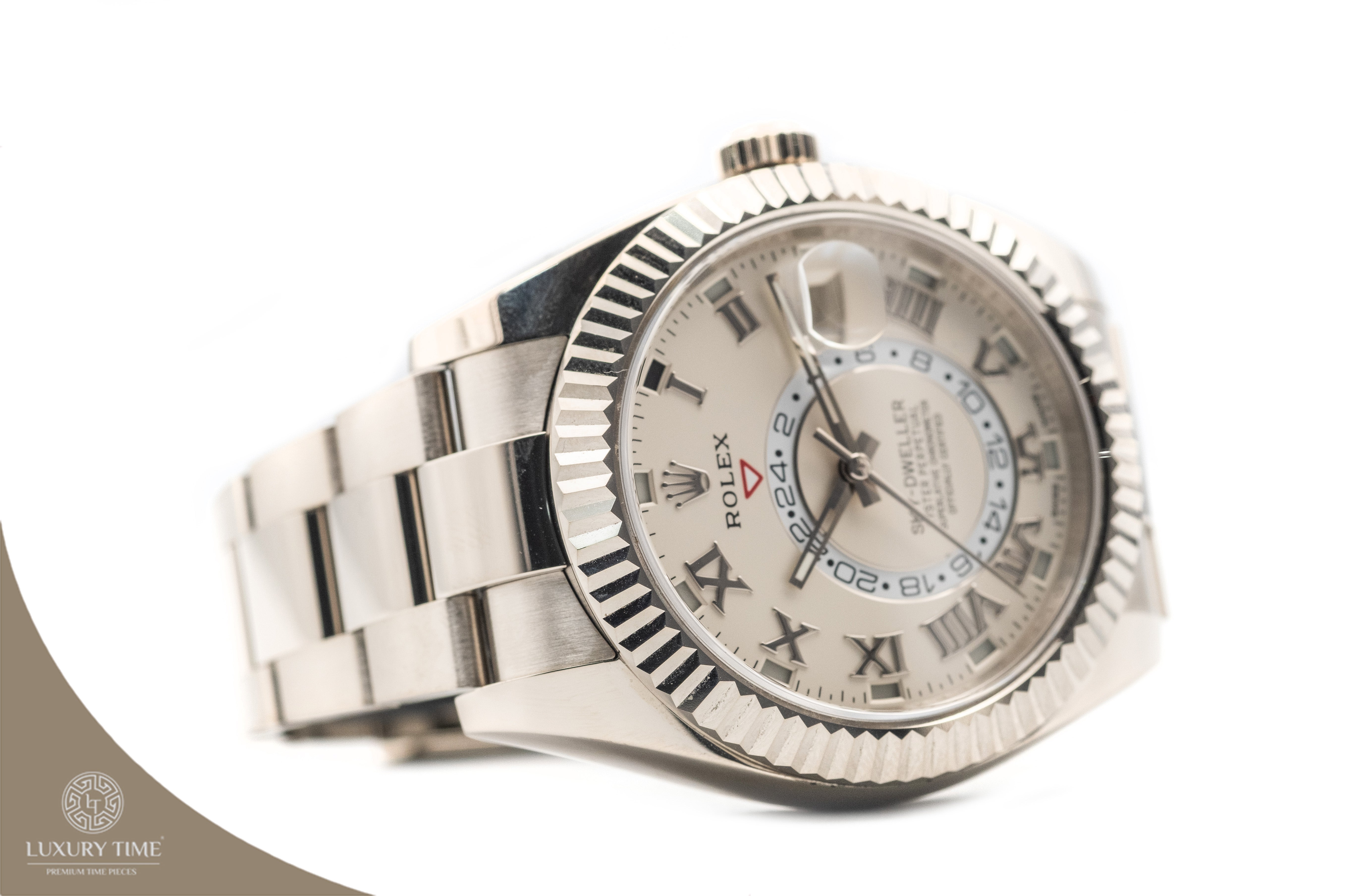 Rolex Sky-Dweller White Gold Mens Watch