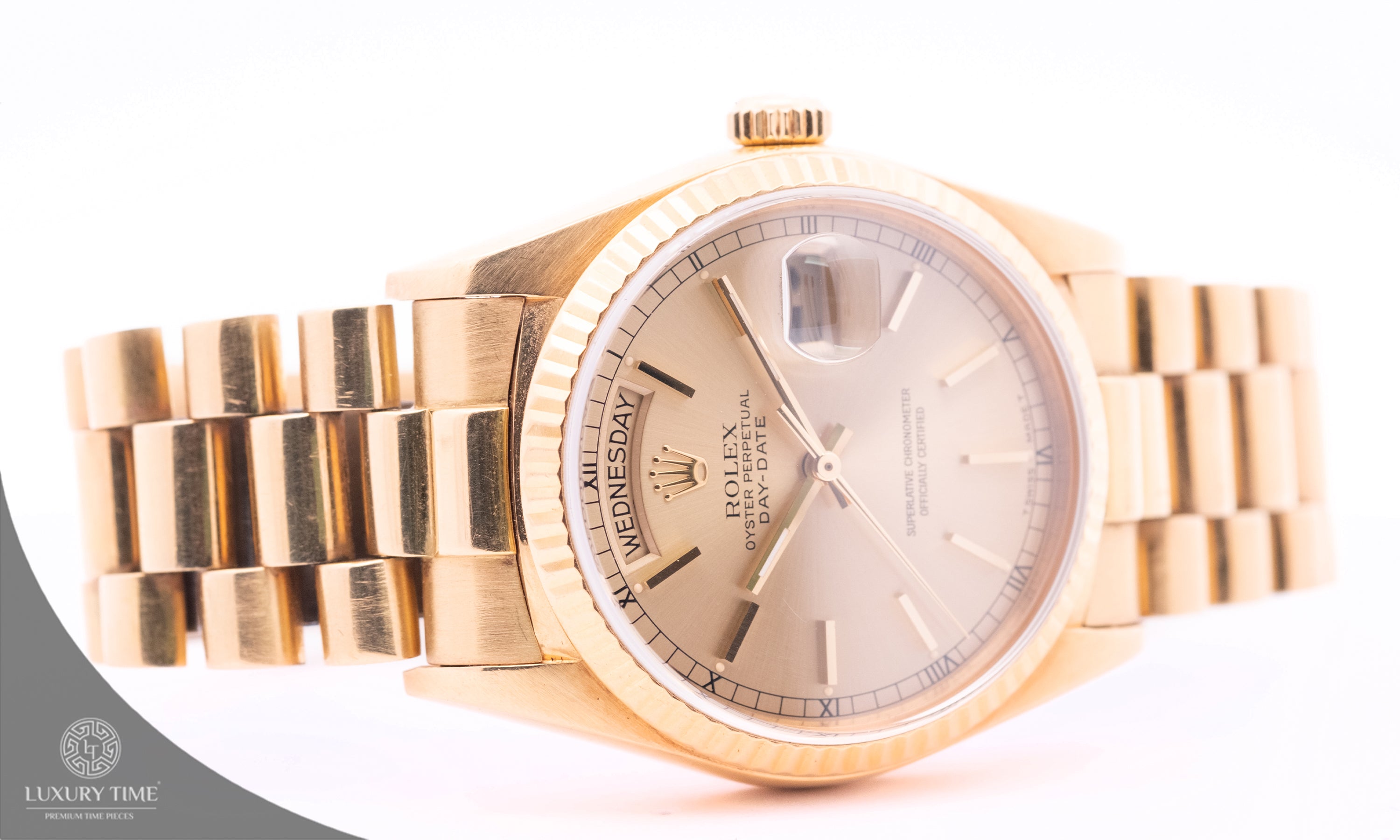 Rolex Day-Date Yellow Gold Mens Watch