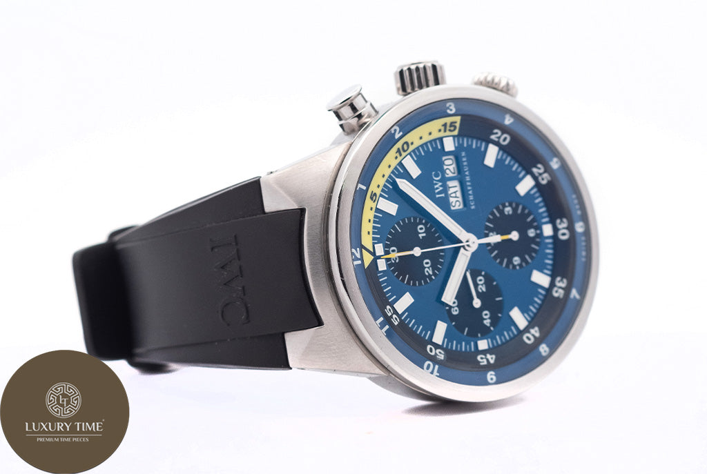 IWC Aquatimer Blue Dial Mens Watch