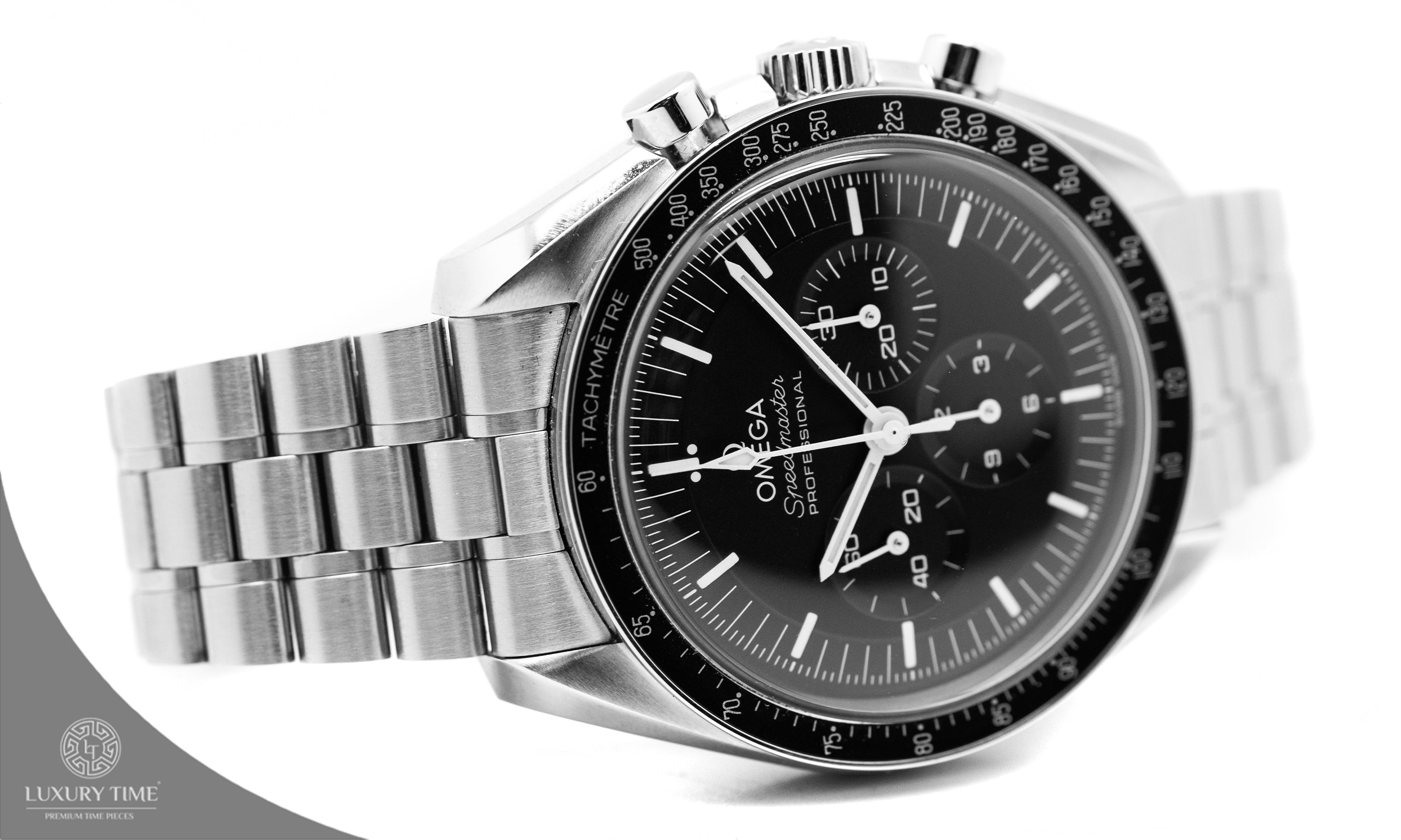 Omega Speedmaster Chronograph Hand Wind Black Dial Men's Watch