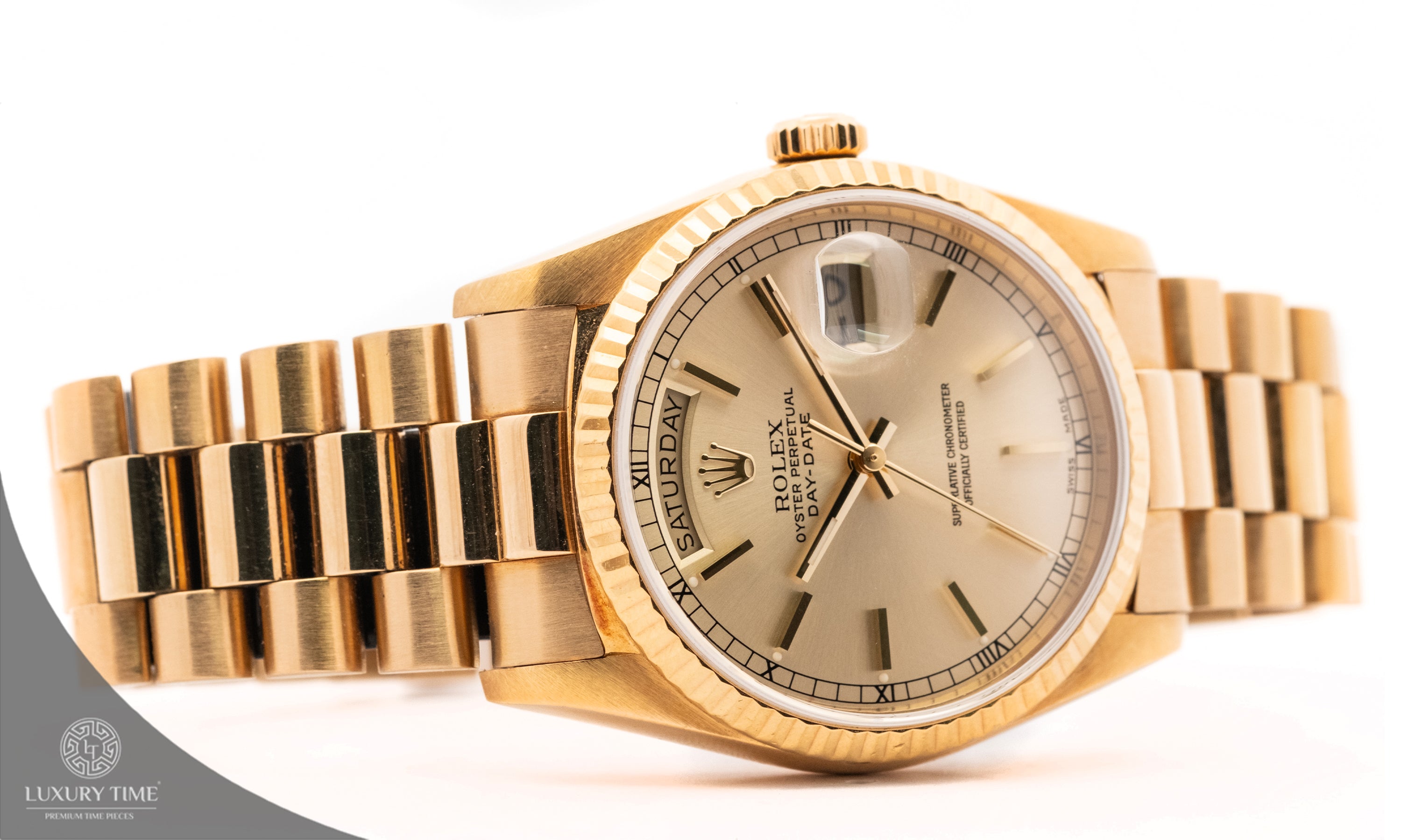 Rolex Day-Date Yellow Gold Mens Watch