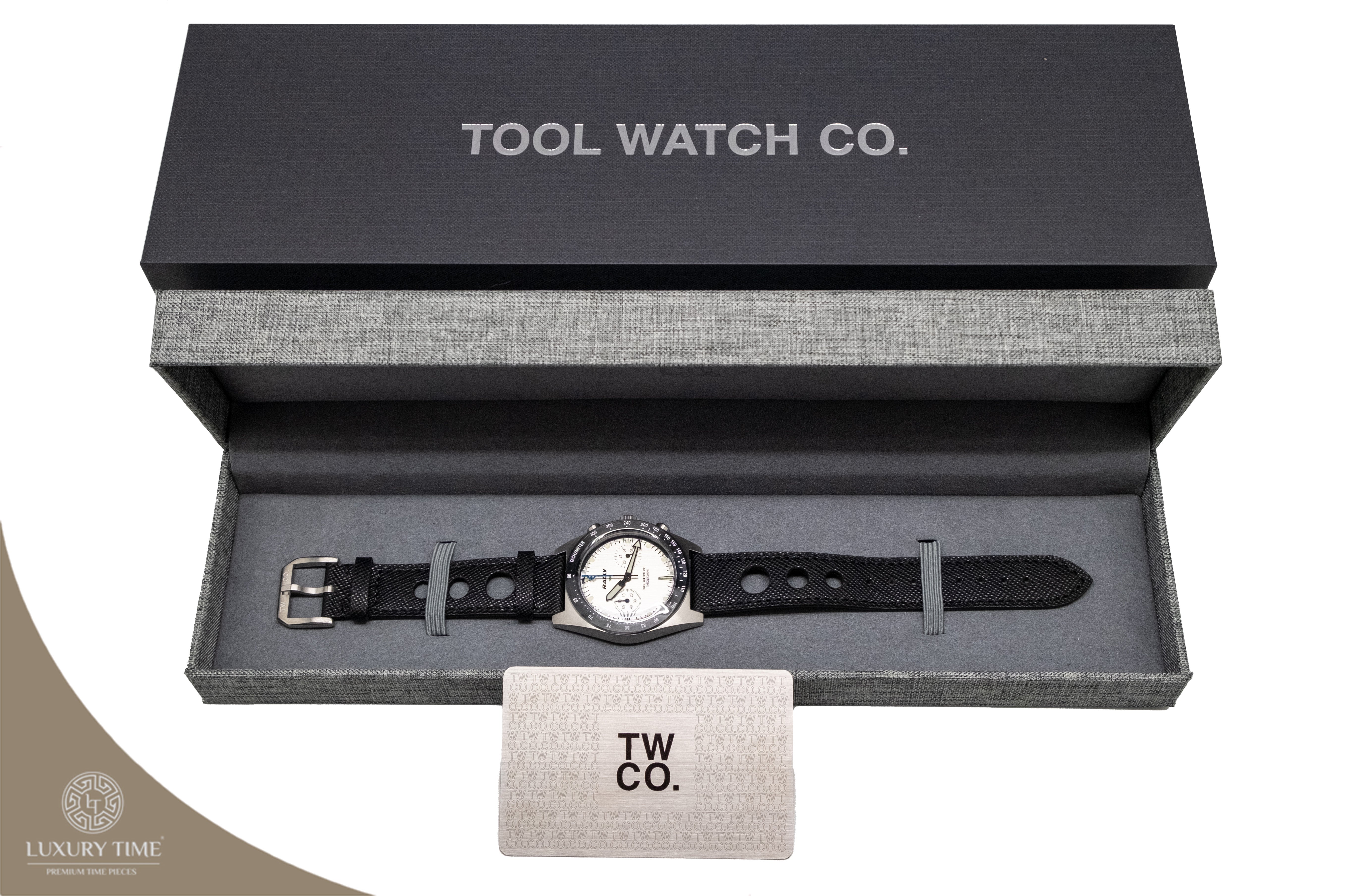 Tool Watch Co. Rally Blue on Silver Men's Watch