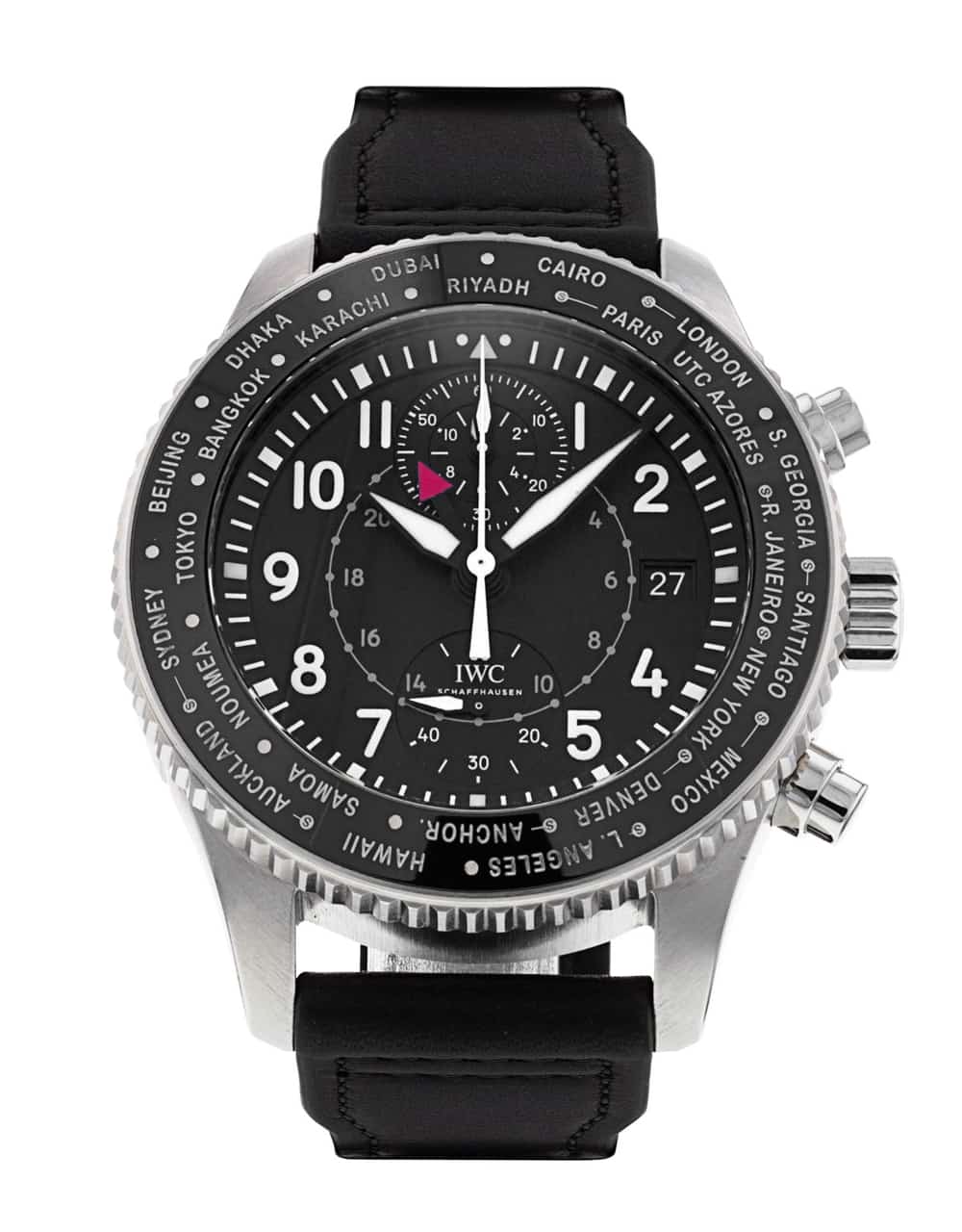 IWC Pilot's Watch Timezoner Chronograph Mens Watch