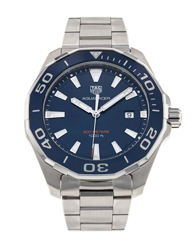 Tag Heuer Aquaracer Quartz 43mm Mens Watch