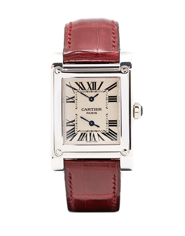 Cartier Tank A Vis Dual Time Unisex Watch