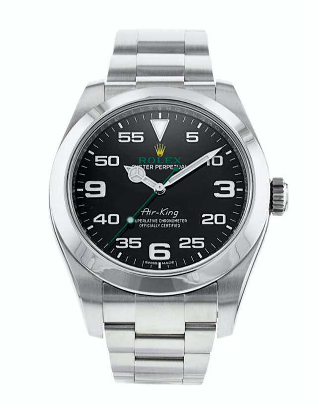 Rolex Air-King Black Dial Mens Watch